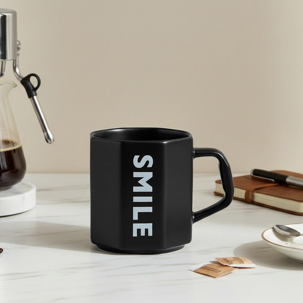 Susan Smile Hexa Mug - 340 ml-hbxdecorandfurnishings-tabletop-coffeeandteasets-image-3