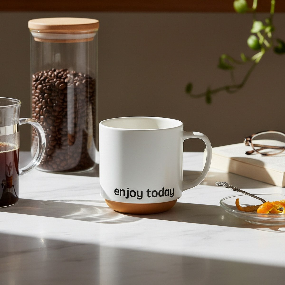 Enjoy Today Mug - 410 ml-hbxdecorandfurnishings-tabletop-coffeeandteasets-image-3