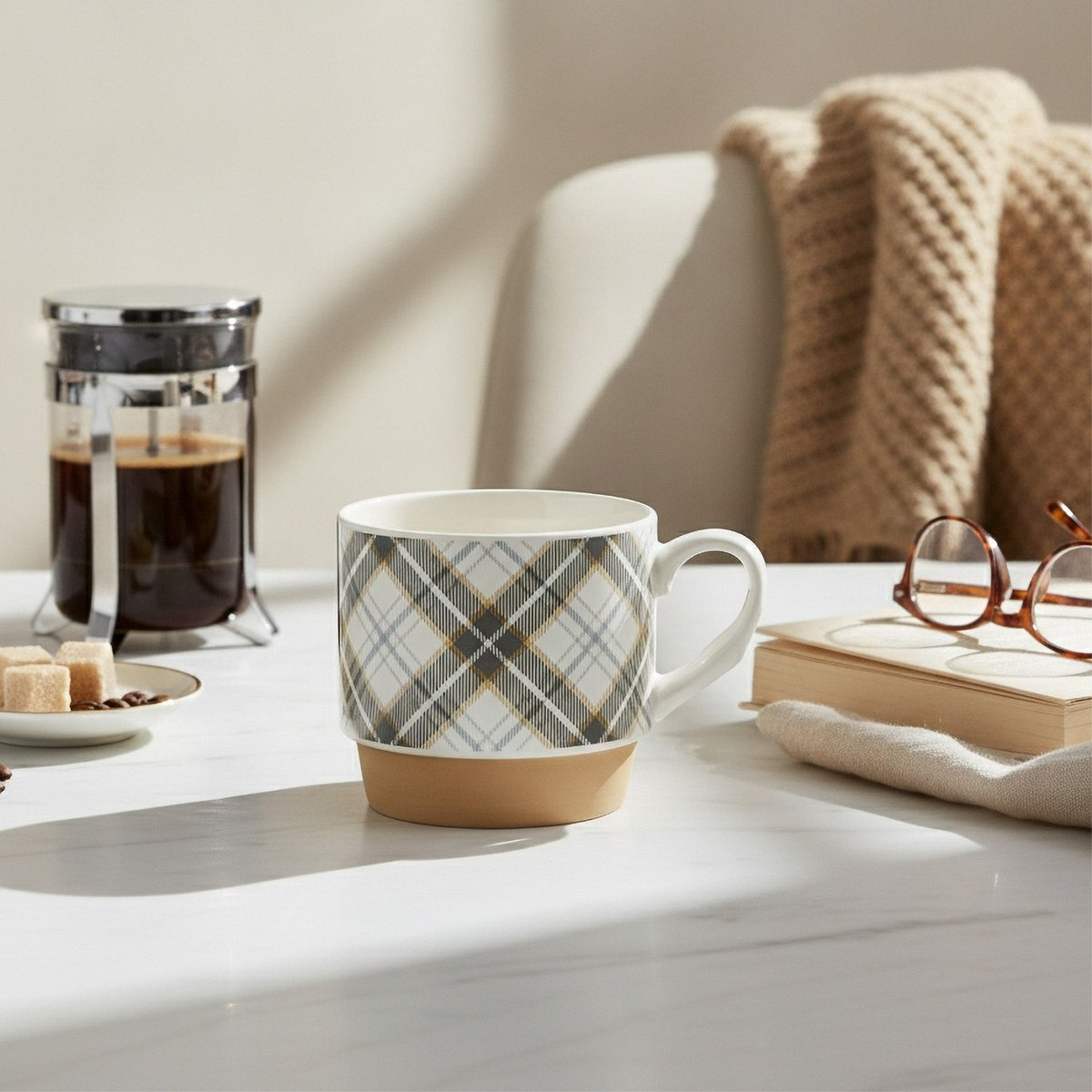 Susan Tartan Stackable Mug - 305 ml-hbxdecorandfurnishings-tabletop-coffeeandteasets-image-3