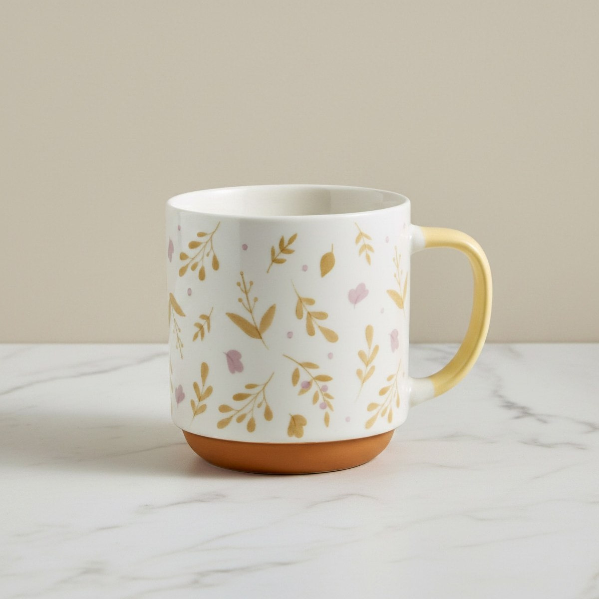 Susan Ochre Fern Stackable Mug - 410 ml-hbxdecorandfurnishings-tabletop-coffeeandteasets-image-1