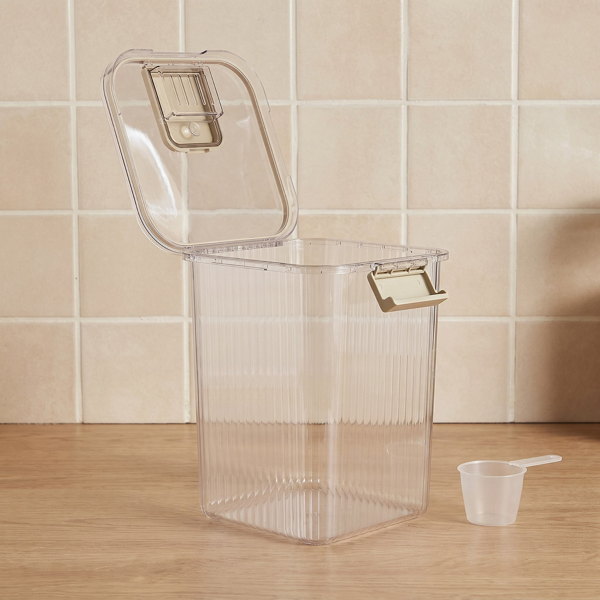 Flute Rice Container - 10 kg-hbxhomeware-kitchenware-containersandjars-image-2