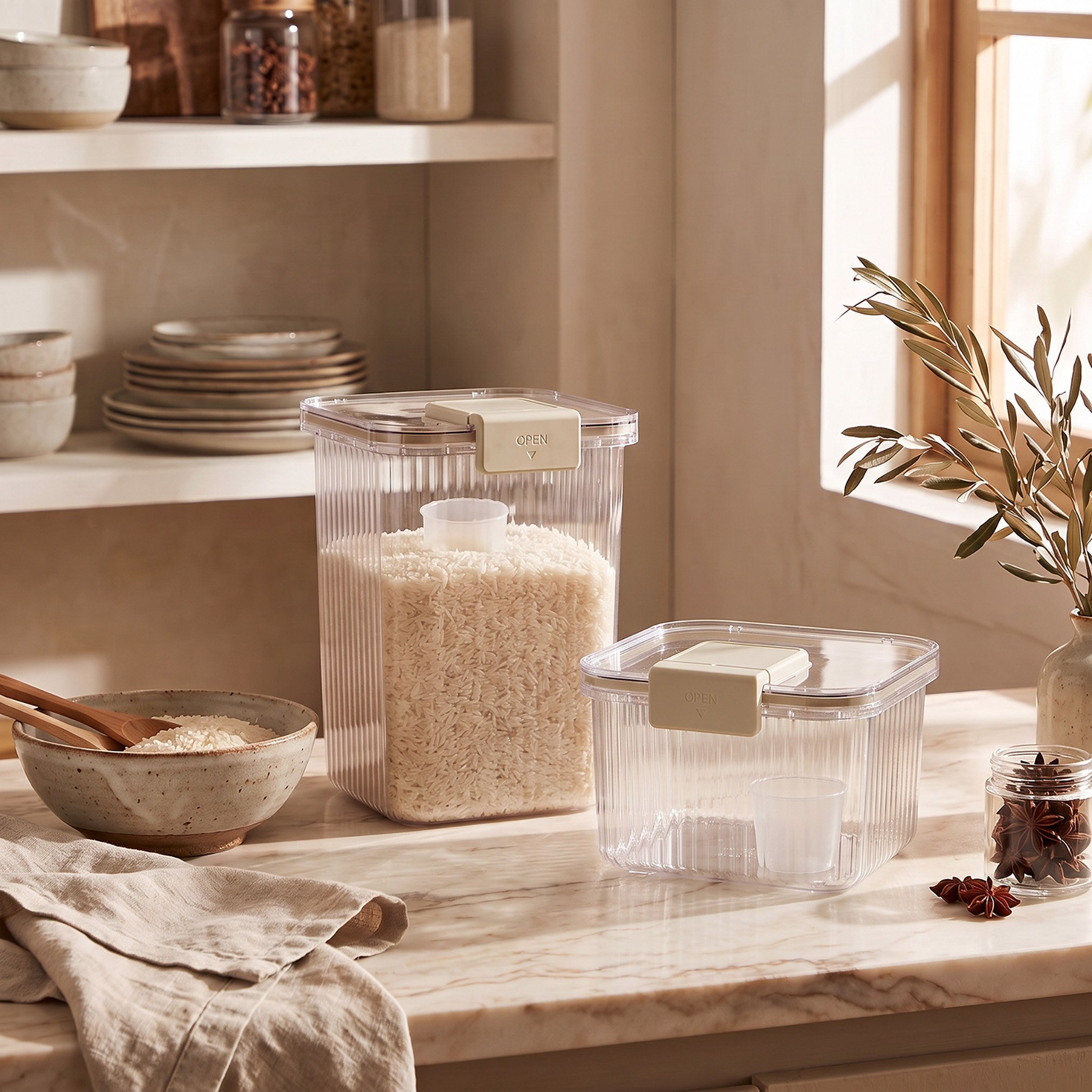 Flute Rice Container - 10 kg-hbxhomeware-kitchenware-containersandjars-image-5