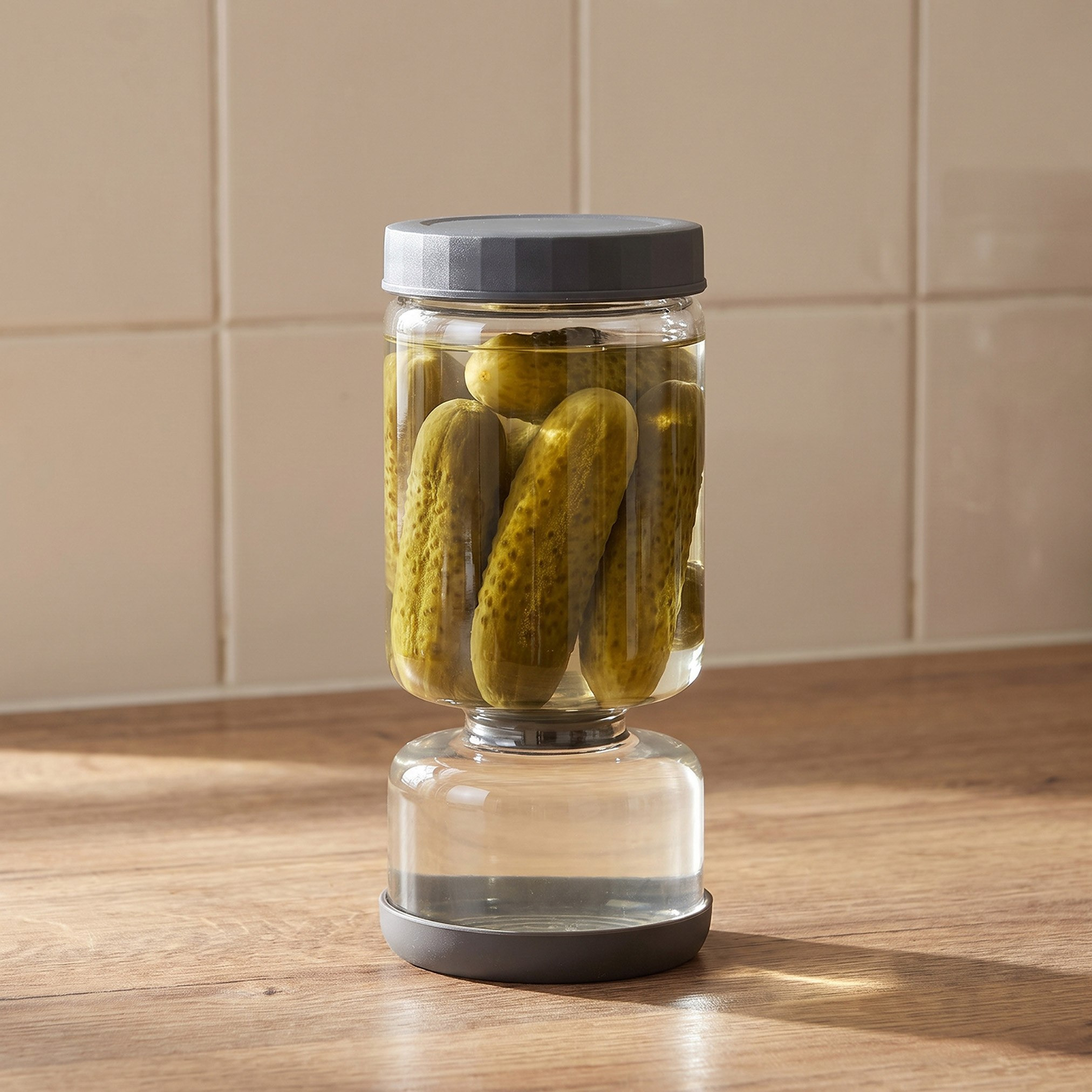 Essential Pickle Fermentation Borosilicate Glass Jar - 1.5 L-hbxhomeware-kitchenware-containersandjars-image-1