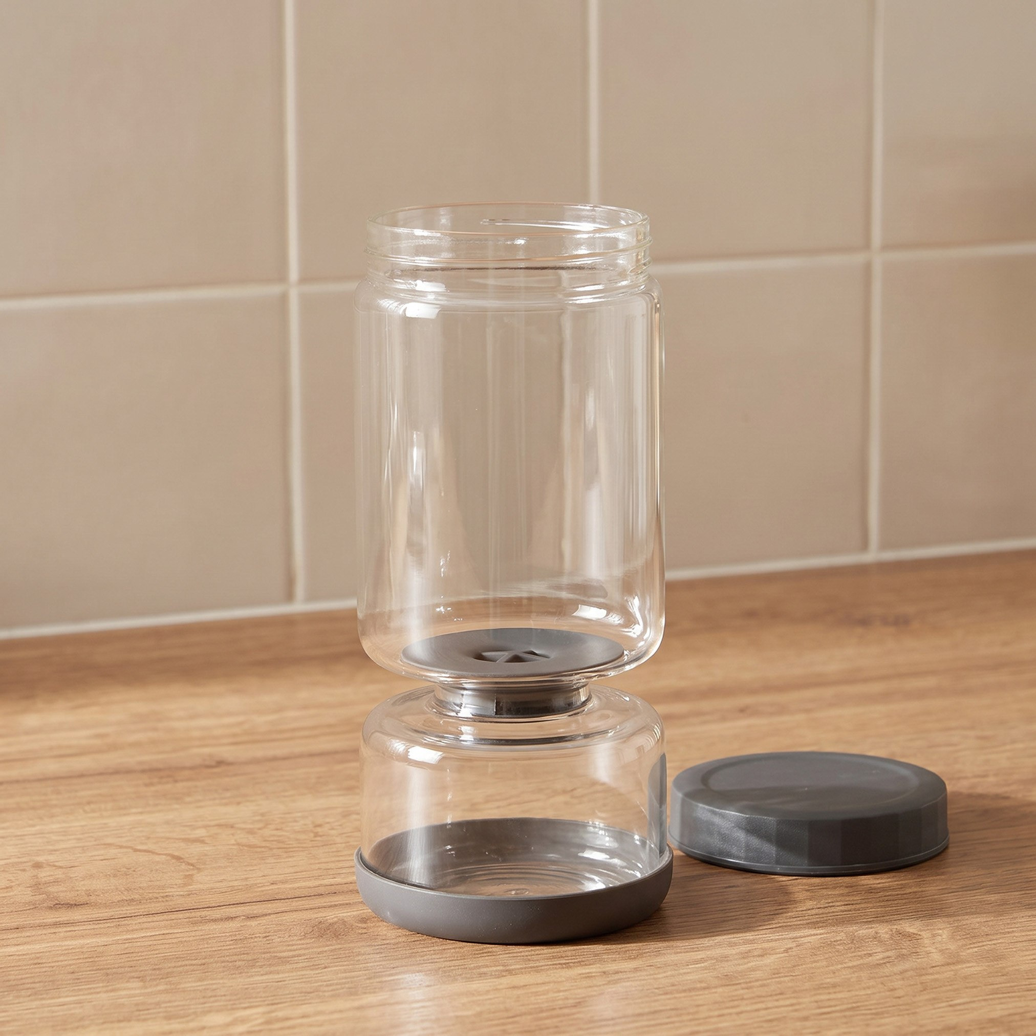 Essential Pickle Fermentation Borosilicate Glass Jar - 1.5 L-hbxhomeware-kitchenware-containersandjars-image-2