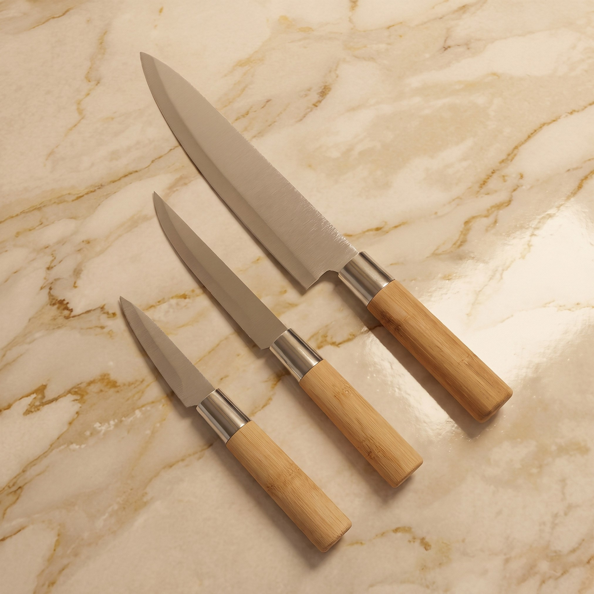 Eco Grip 4-Piece Knife and Bamboo Cutting Board Set-hbxkitchen-kitchenware-choppingboards-image-3