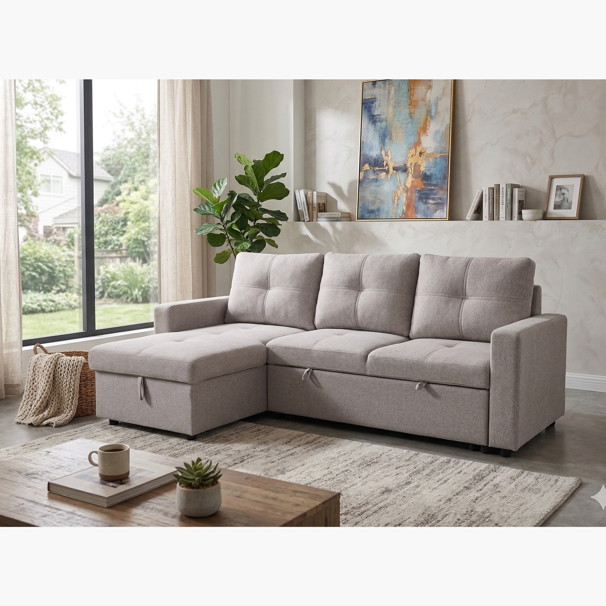 كنبة ركنية سرير على الاتجاهين بـ3 مقاعد قماش بمساحة تخزين من موفو-hbxfurniture-sofasandarmchairs-sofabeds-image-1