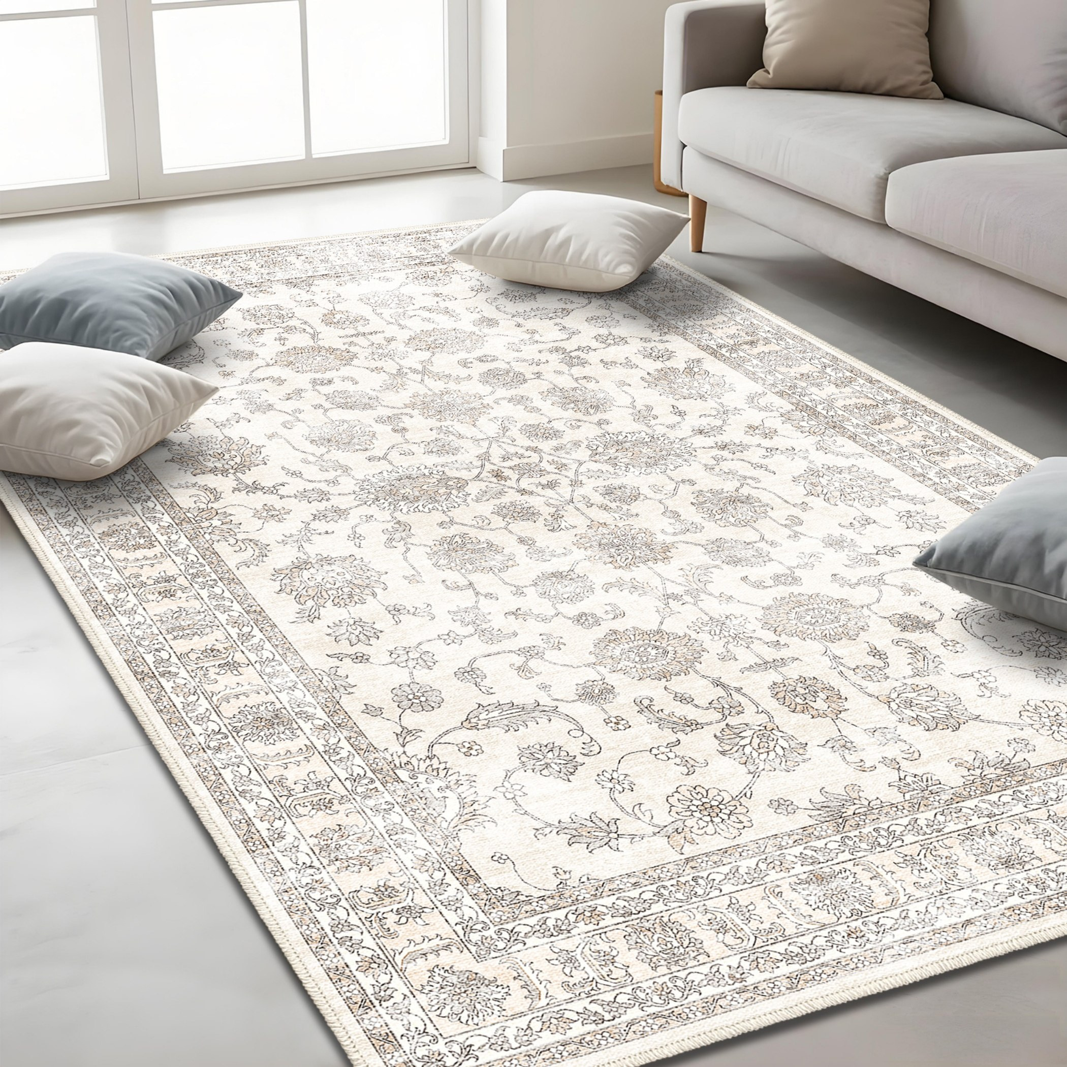 Miraj Ben Velvet Rug - 120x170 cm-hbxdecorandfurnishings-floorcoverings-rugs-image-1