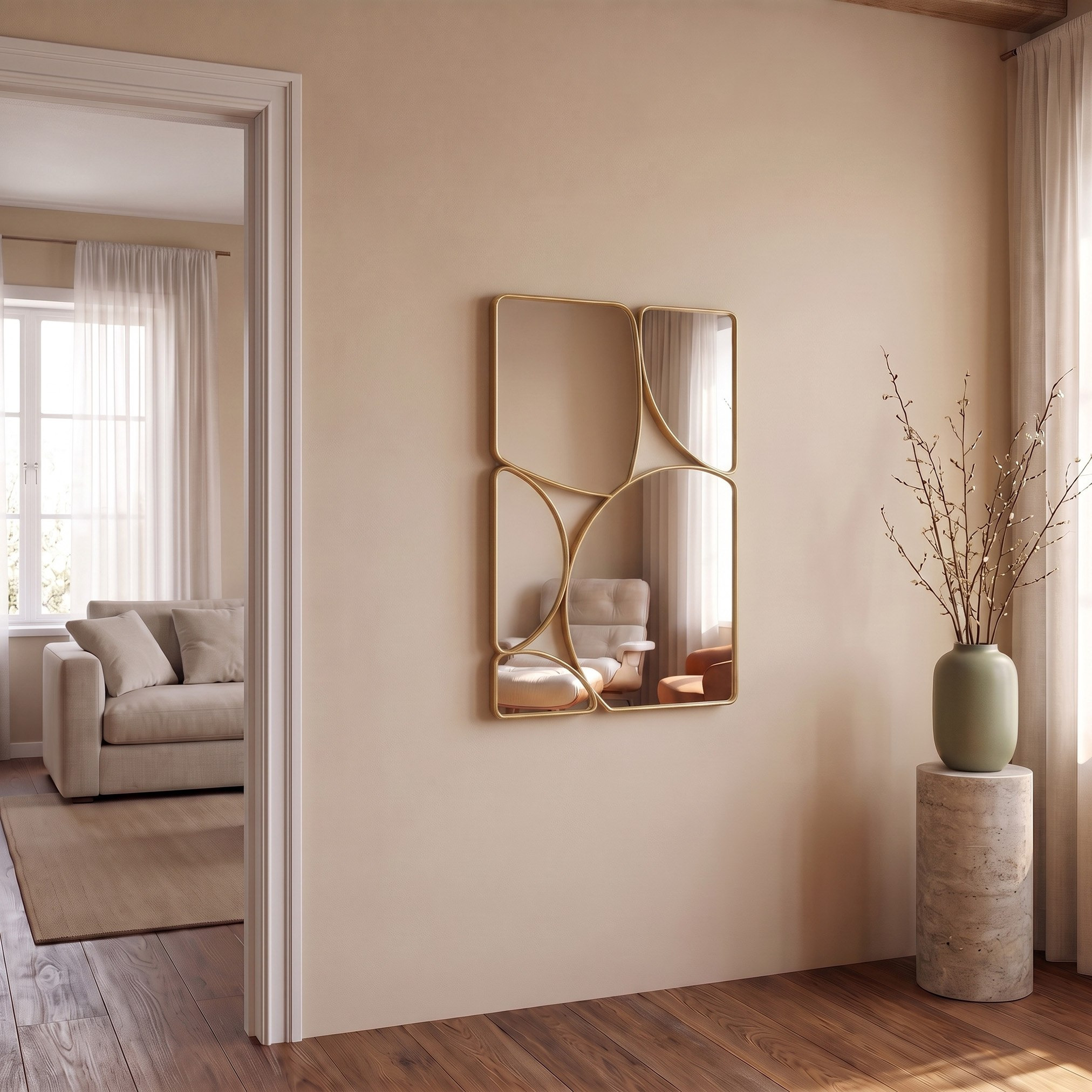 Forme Abstract Mirror - 45x66 cm-hbxhomeware-hbxdecorandfurnishings-image-4