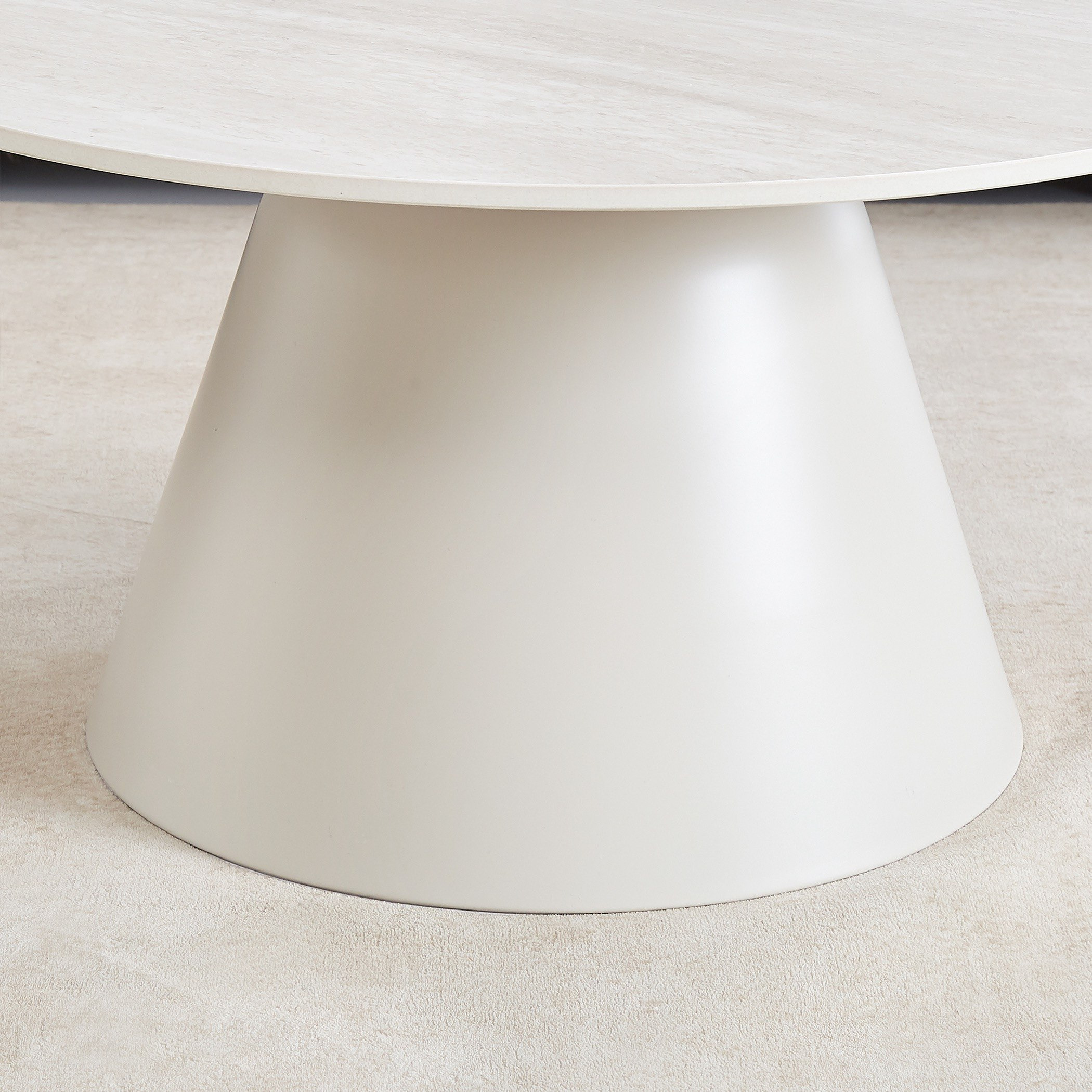 Movo-Zabilla Palencia 5-Piece Sintered Stone Coffee Table and Side Table Set-hbxlivingroom-tablesandstands-coffeetables-image-2