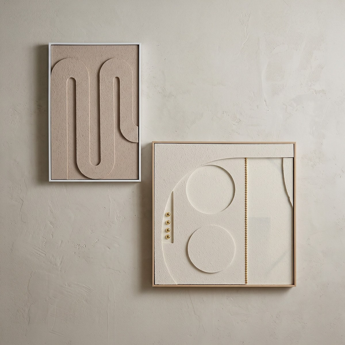 Latigo 3D Foam Board Multi Shaped Framed Wall Art - 62x4.5x62 cm-hbxhomeware-hbxdecorandfurnishings-image-3