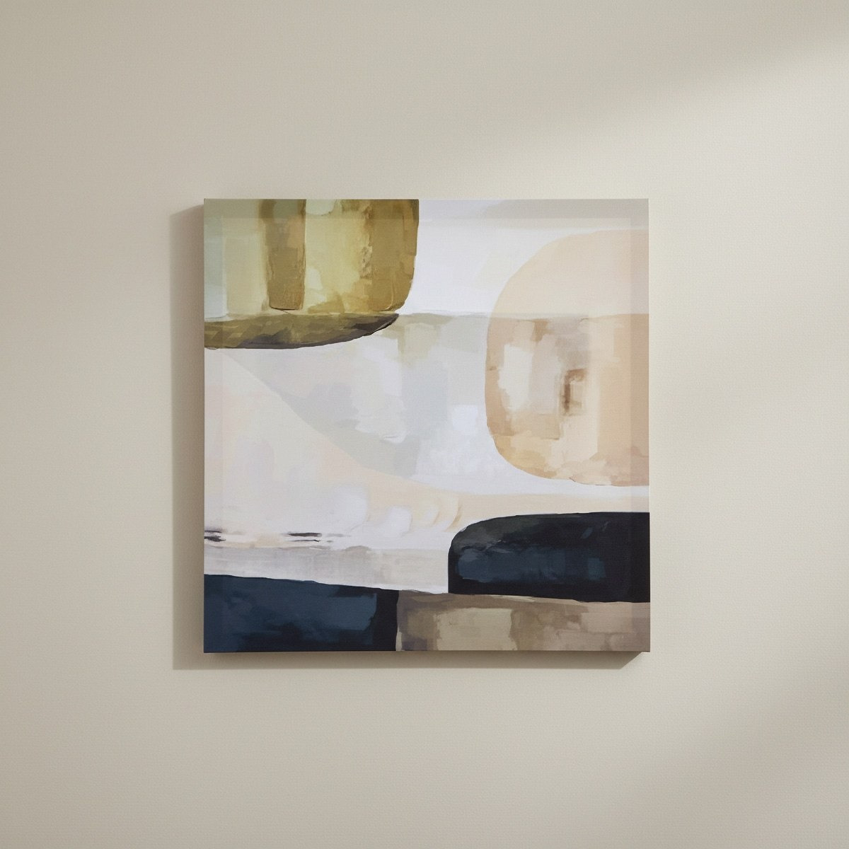 Elmer Onyx Abstract Printed Canvas - 40x40x1.8 cm-hbxhomeware-hbxdecorandfurnishings-image-1