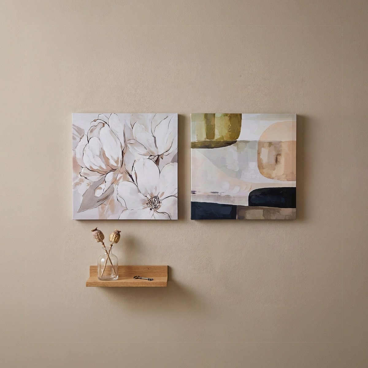 Elmer Onyx Abstract Printed Canvas - 40x40x1.8 cm-hbxhomeware-hbxdecorandfurnishings-image-3