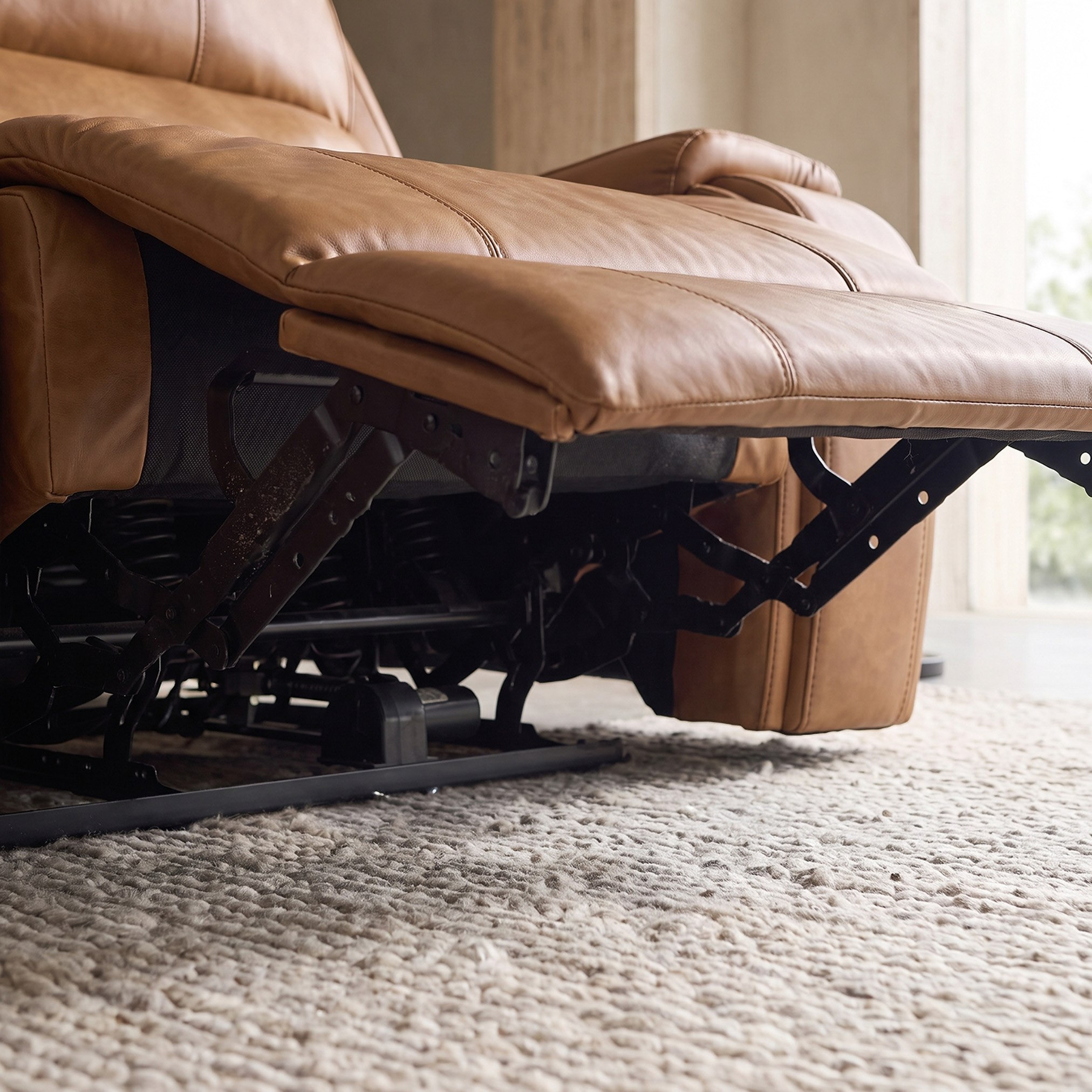 Brantford Dual Power 2-Seater Leather Air Recliner with Headrest-hbxfurniture-sofasandarmchairs-reclinersofas-image-5