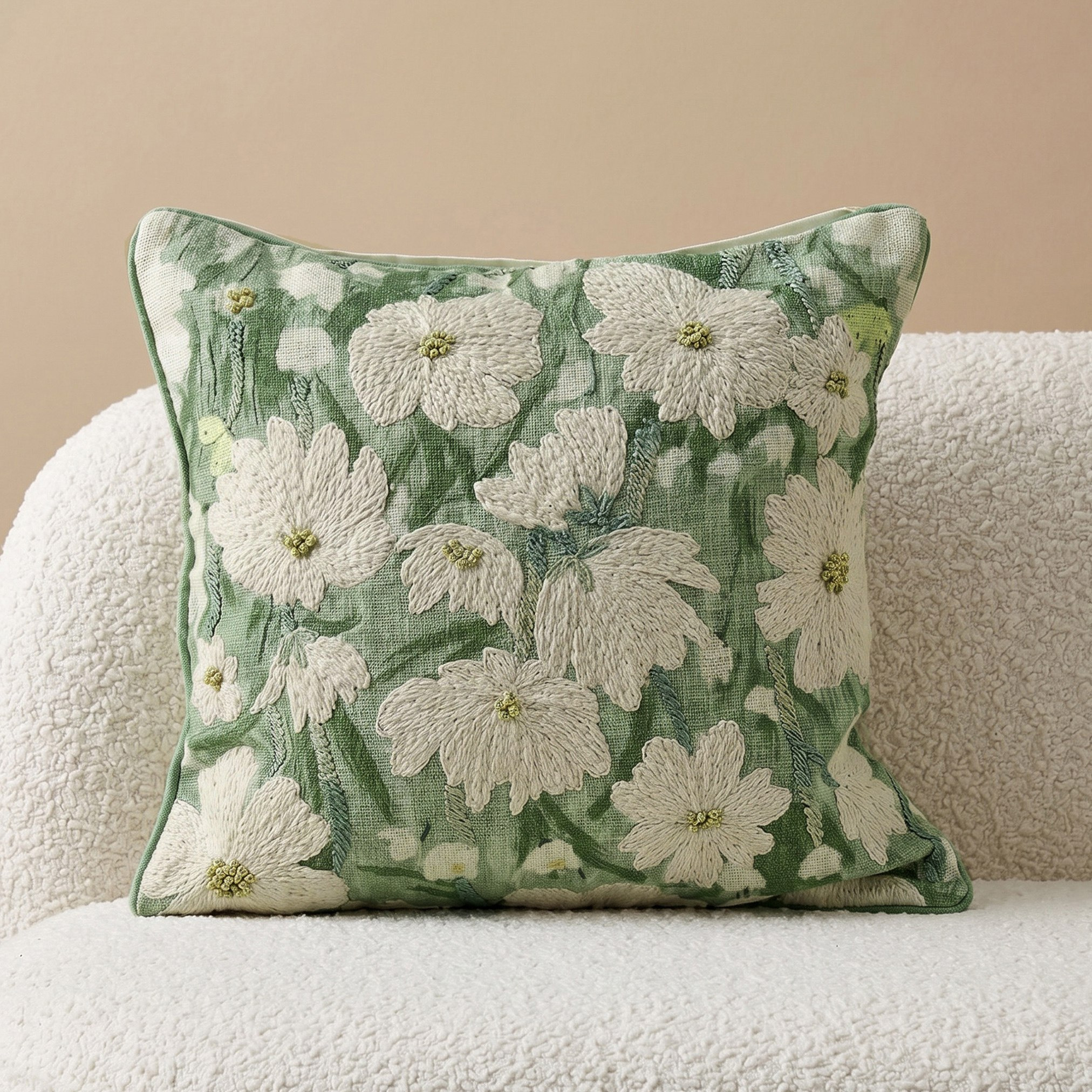 Serenity Floral Garden Filled Cushion - 50x50 cm-hbxhomeware-hbxbedroom-image-1