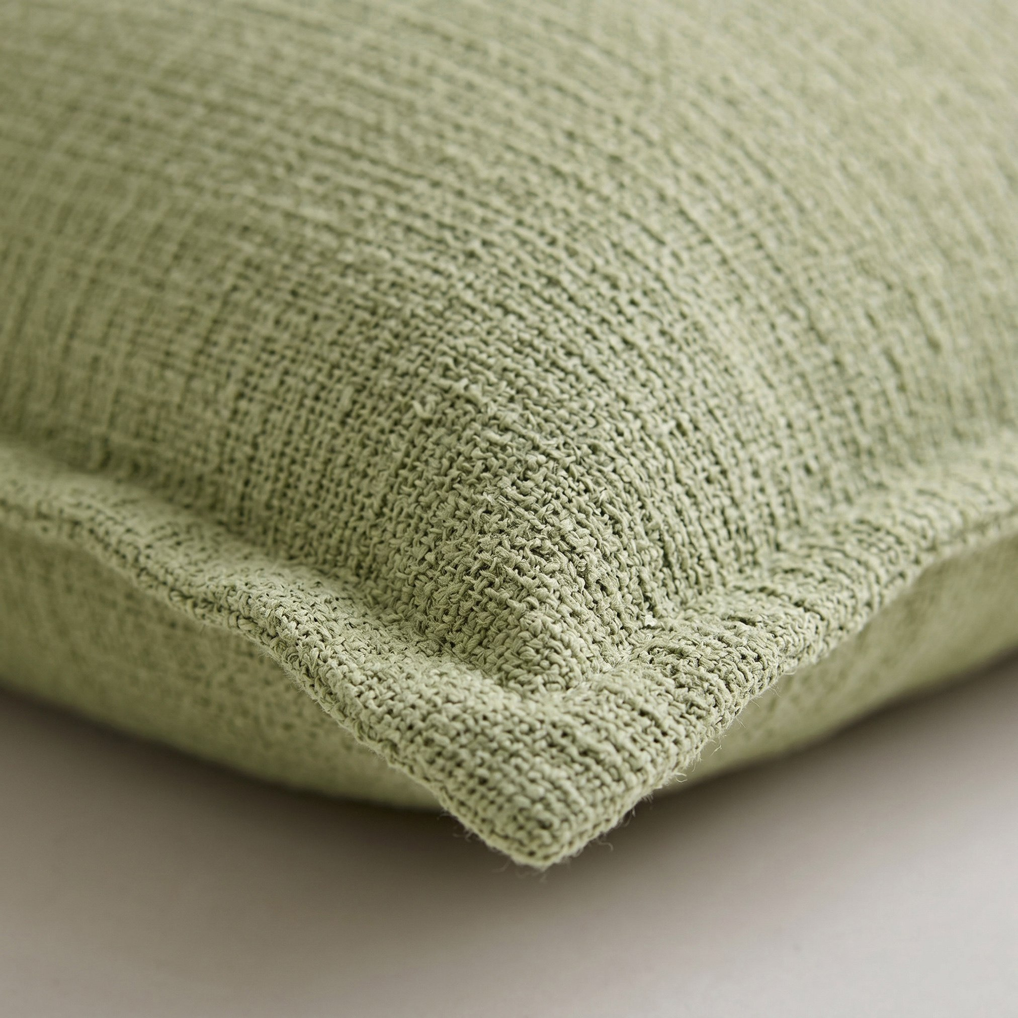 Serenity Solid Slub Filled Cushion - 50x50 cm-hbxhomeware-hbxbedroom-image-3