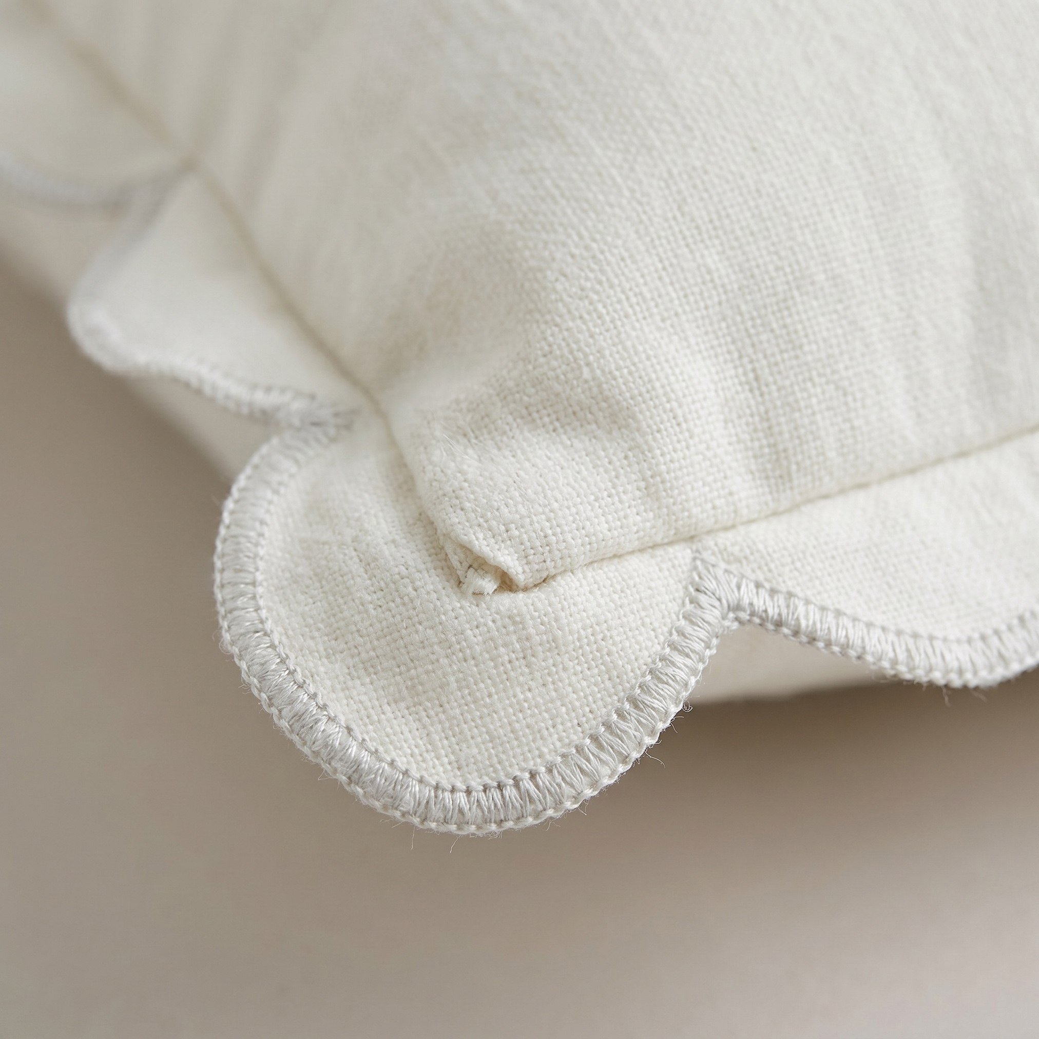 Soft Summer Scallop Filled Cushion - 50x50 cm-hbxhomeware-hbxbedroom-image-3