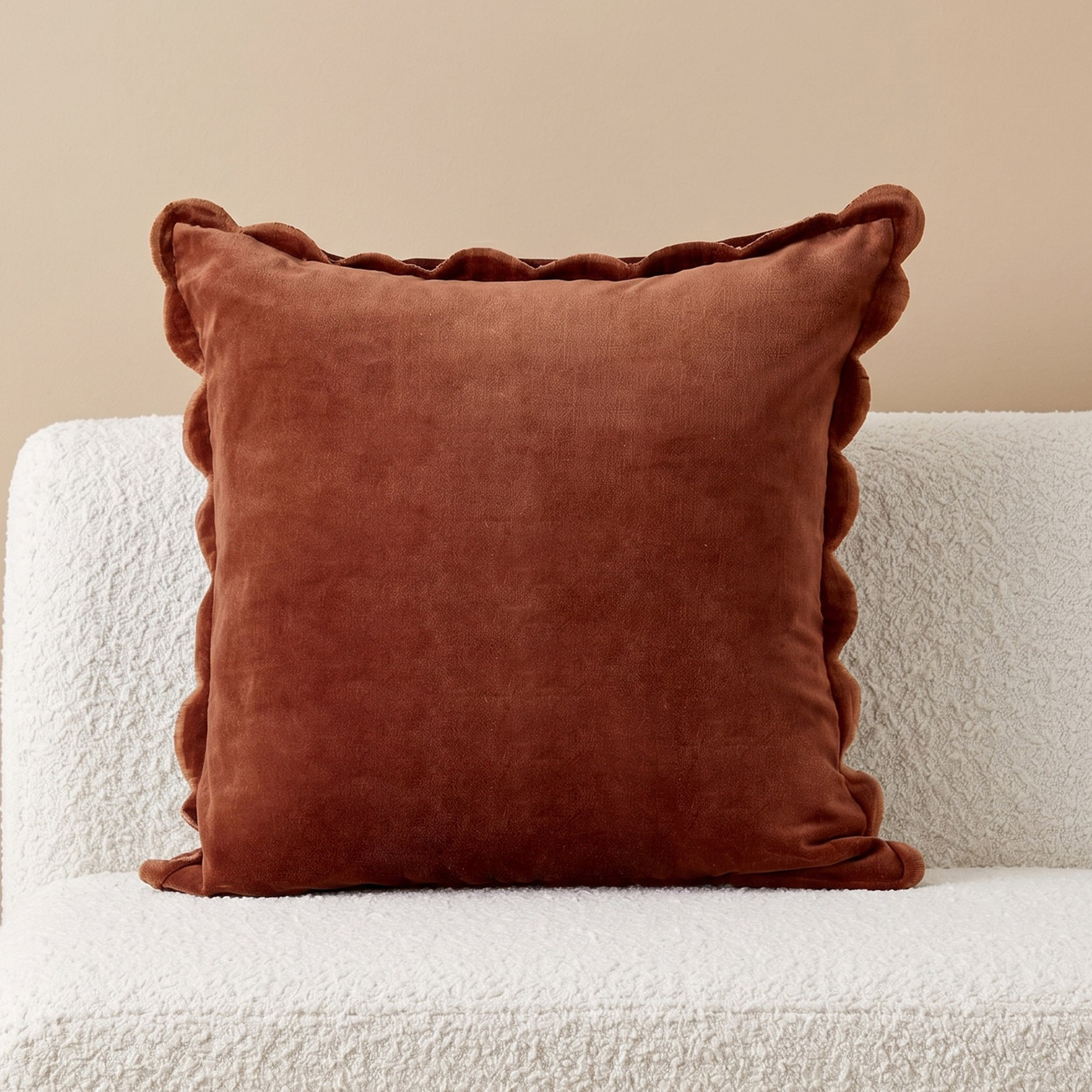 Soft Summer Scallop Filled Cushion - 50x50 cm-hbxhomeware-hbxbedroom-image-1