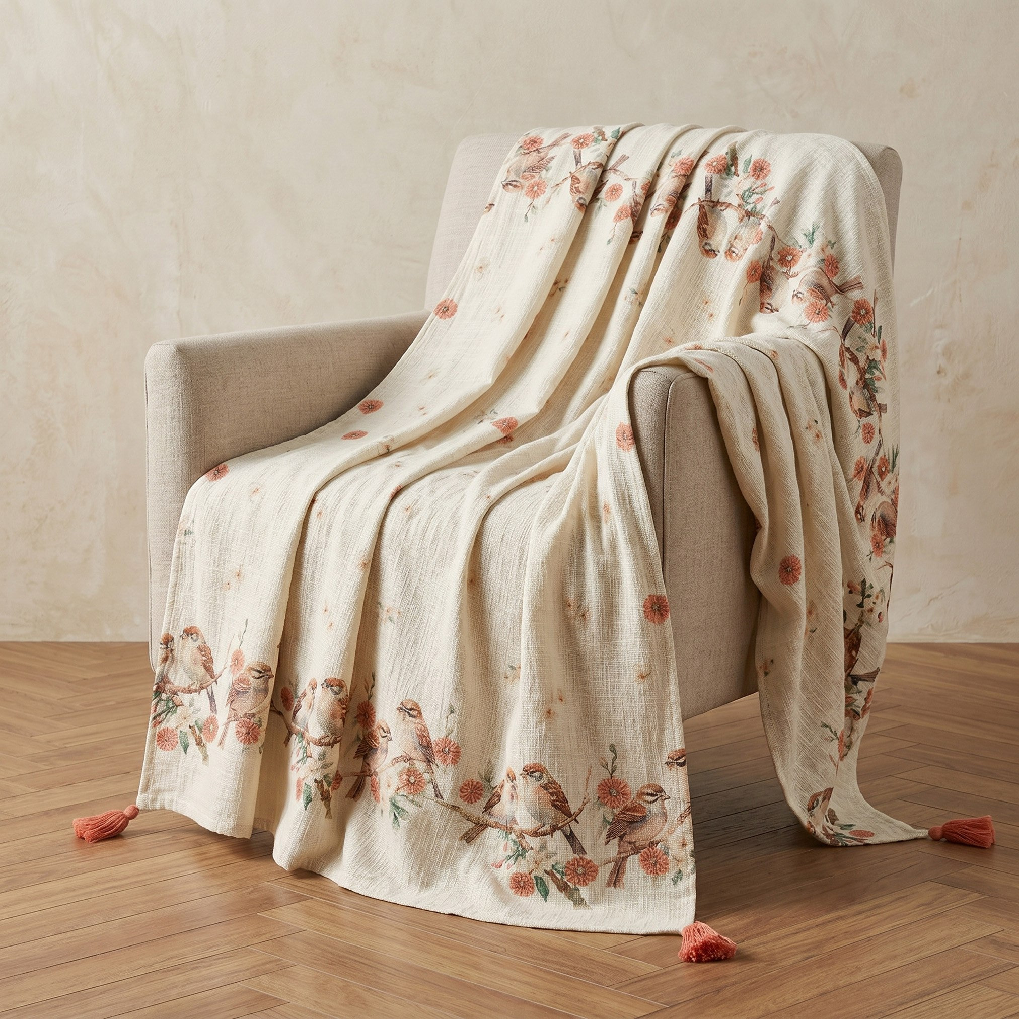 Soft Summer Cotton Throw - 130x170 cm-hbxhomeware-hbxbedroom-image-1
