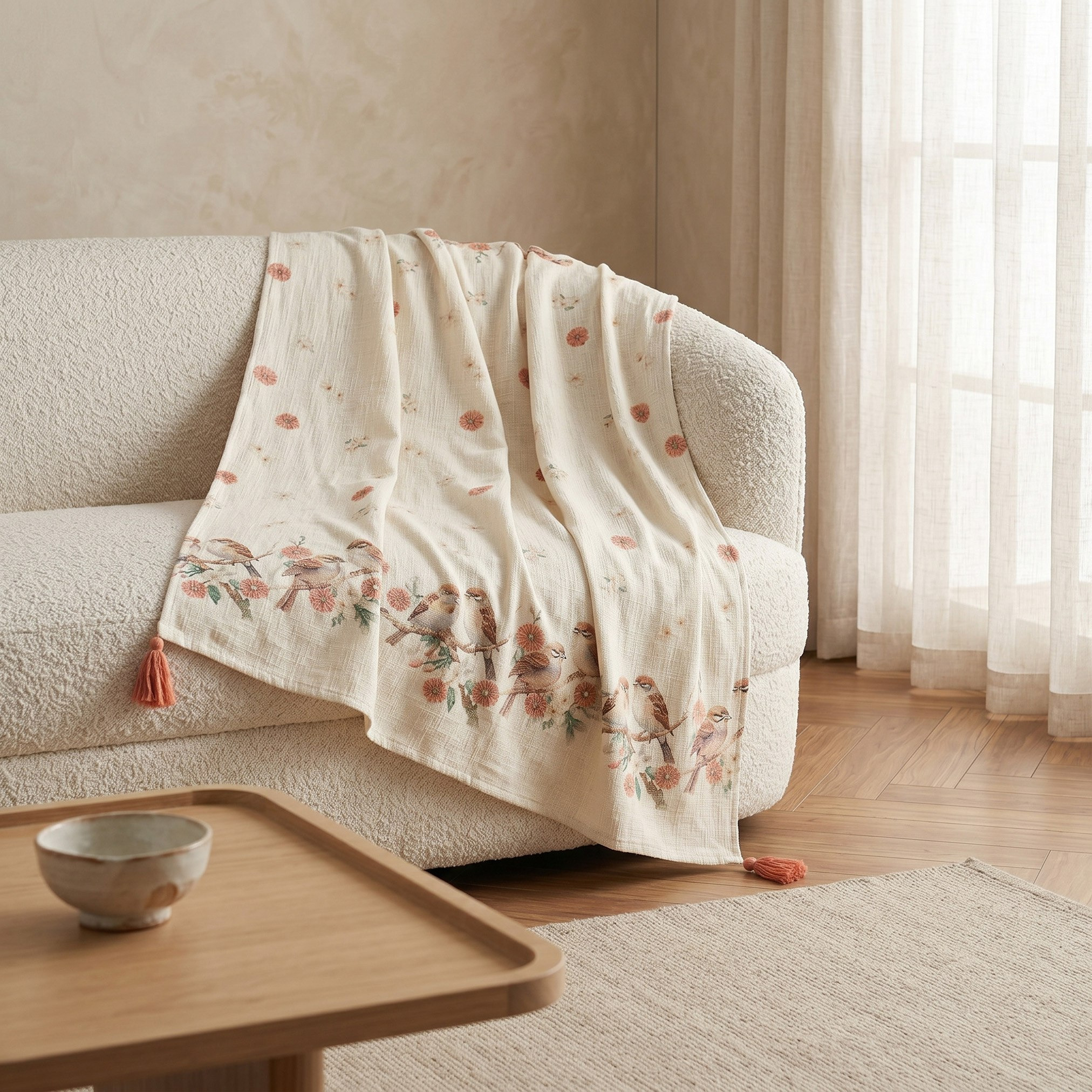 Soft Summer Cotton Throw - 130x170 cm-hbxhomeware-hbxbedroom-image-3