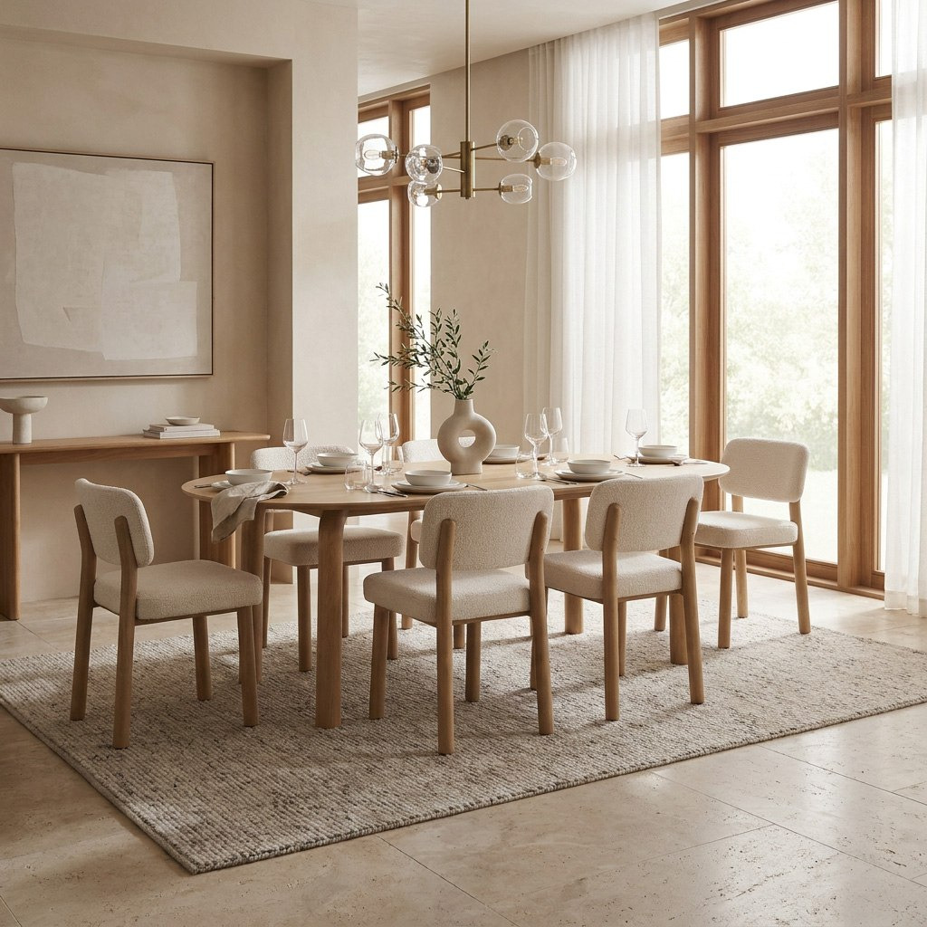 Dina 6-Seater Sintered Stone Top Dining Set-hbxfurniture-diningtablesandsets-diningsets-sixseater-image-1