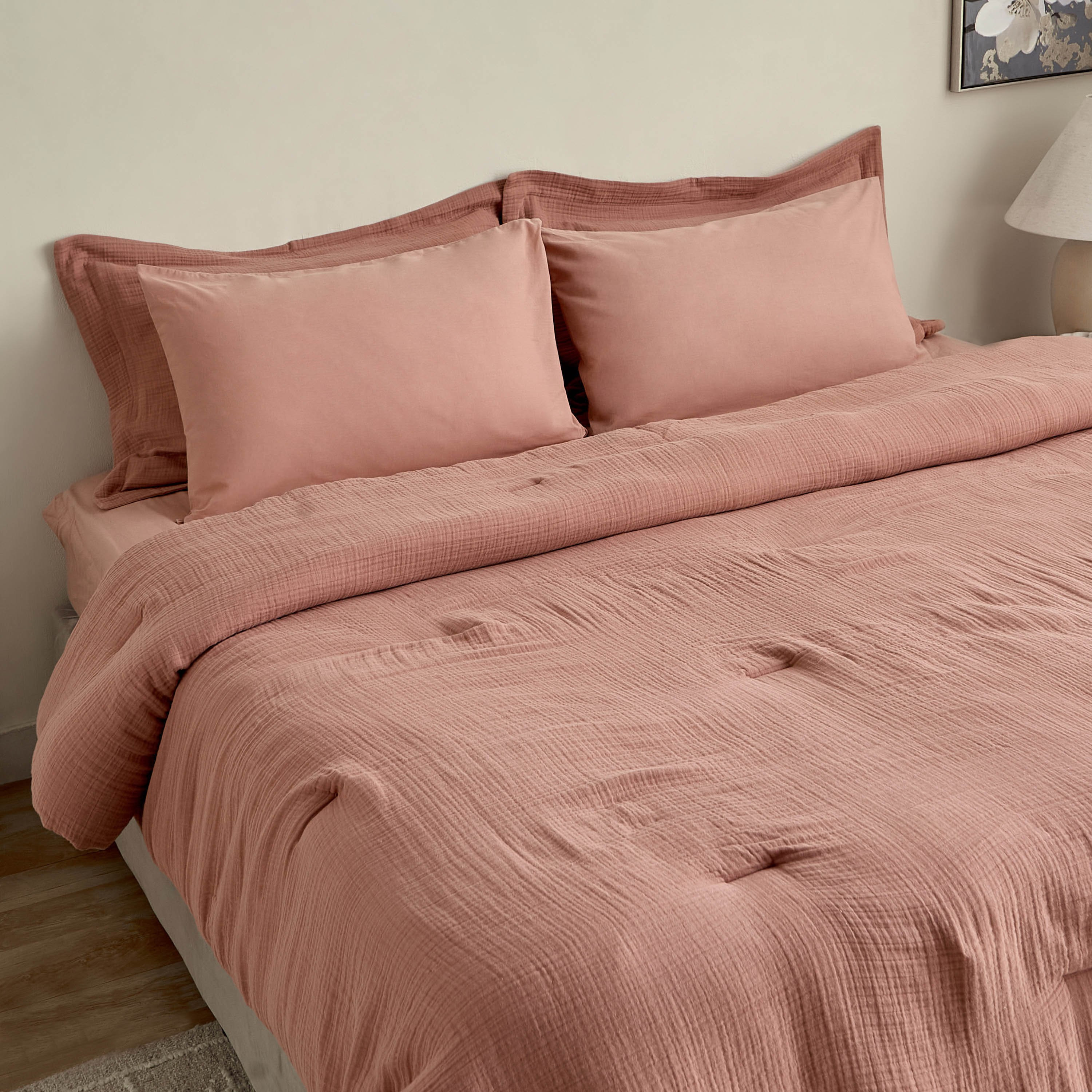 Weave Elegance 6-Piece Elysian Gauze Super King BIAB Comforter Set - 240x260 cm-hbxhomeware-hbxbedroom-image-1