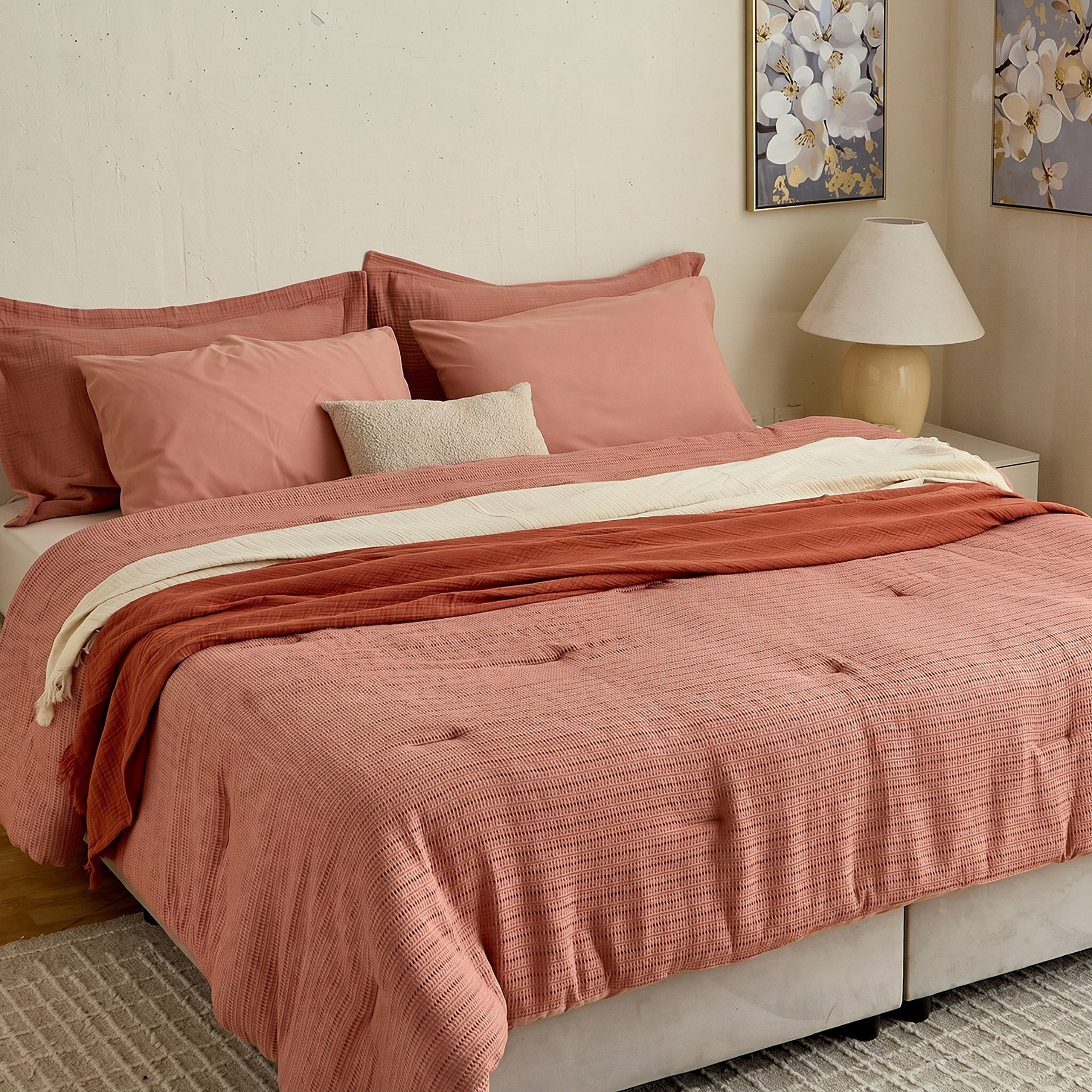 Weave Elegance Elysian Gauze Throw - 130x170 cm-hbxdecorandfurnishings-bedding-throws-image-3