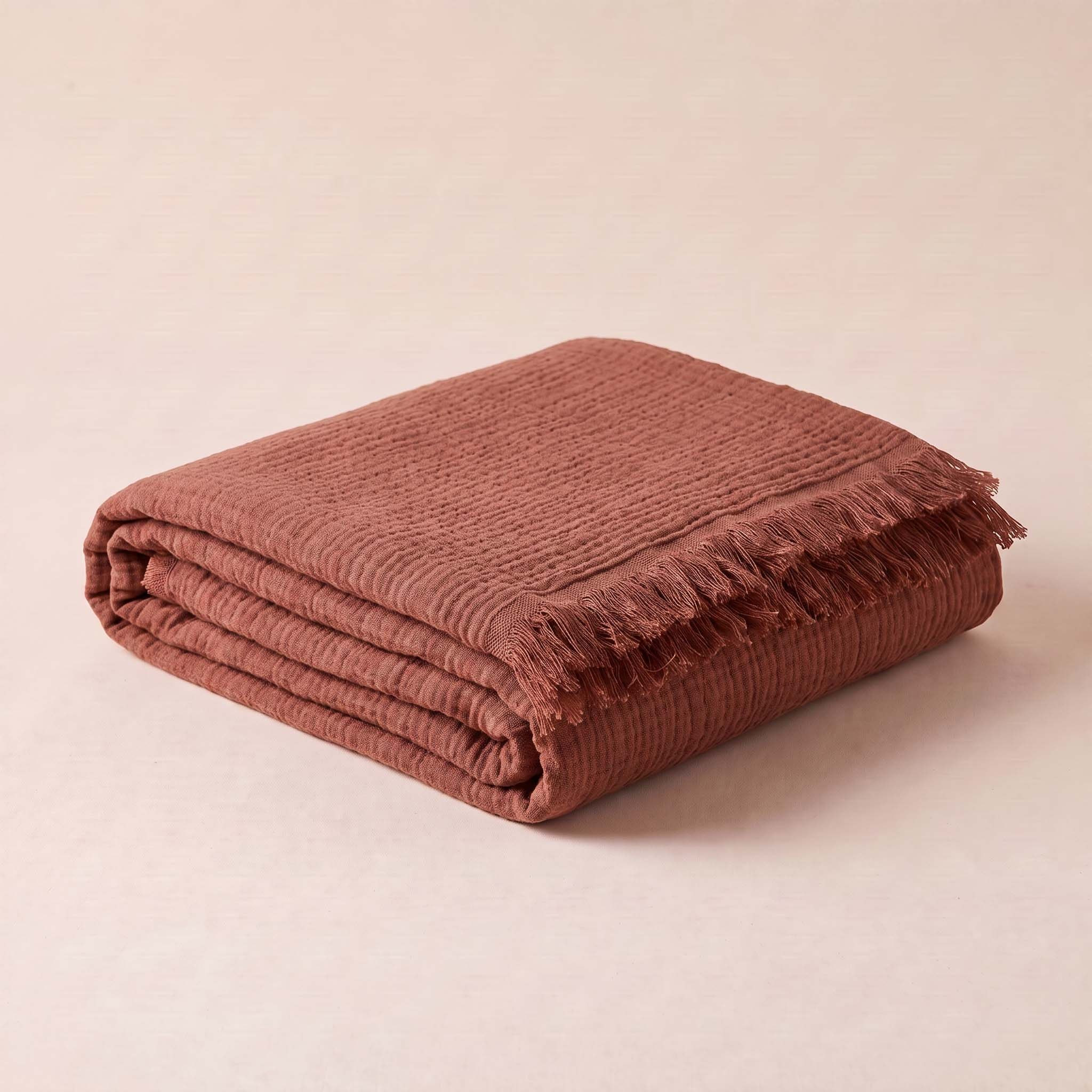 Weave Elegance Elysian Gauze Throw - 130x170 cm-hbxdecorandfurnishings-bedding-throws-image-4