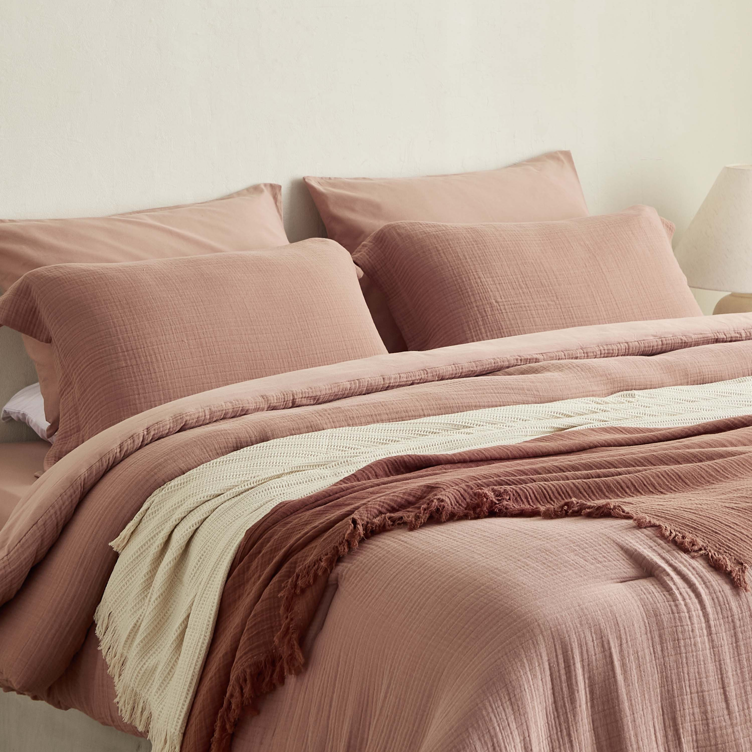 Weave Elegance Elysian Gauze Throw - 130x170 cm-hbxdecorandfurnishings-bedding-throws-image-5