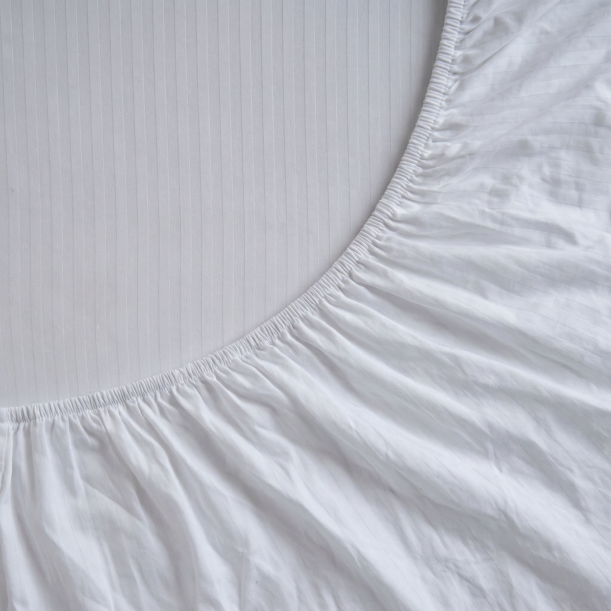 Hamilton Stripe Satin Cotton Single Fitted Sheet - 90x200+36 cm-hbxhomeware-hbxbedroom-image-2