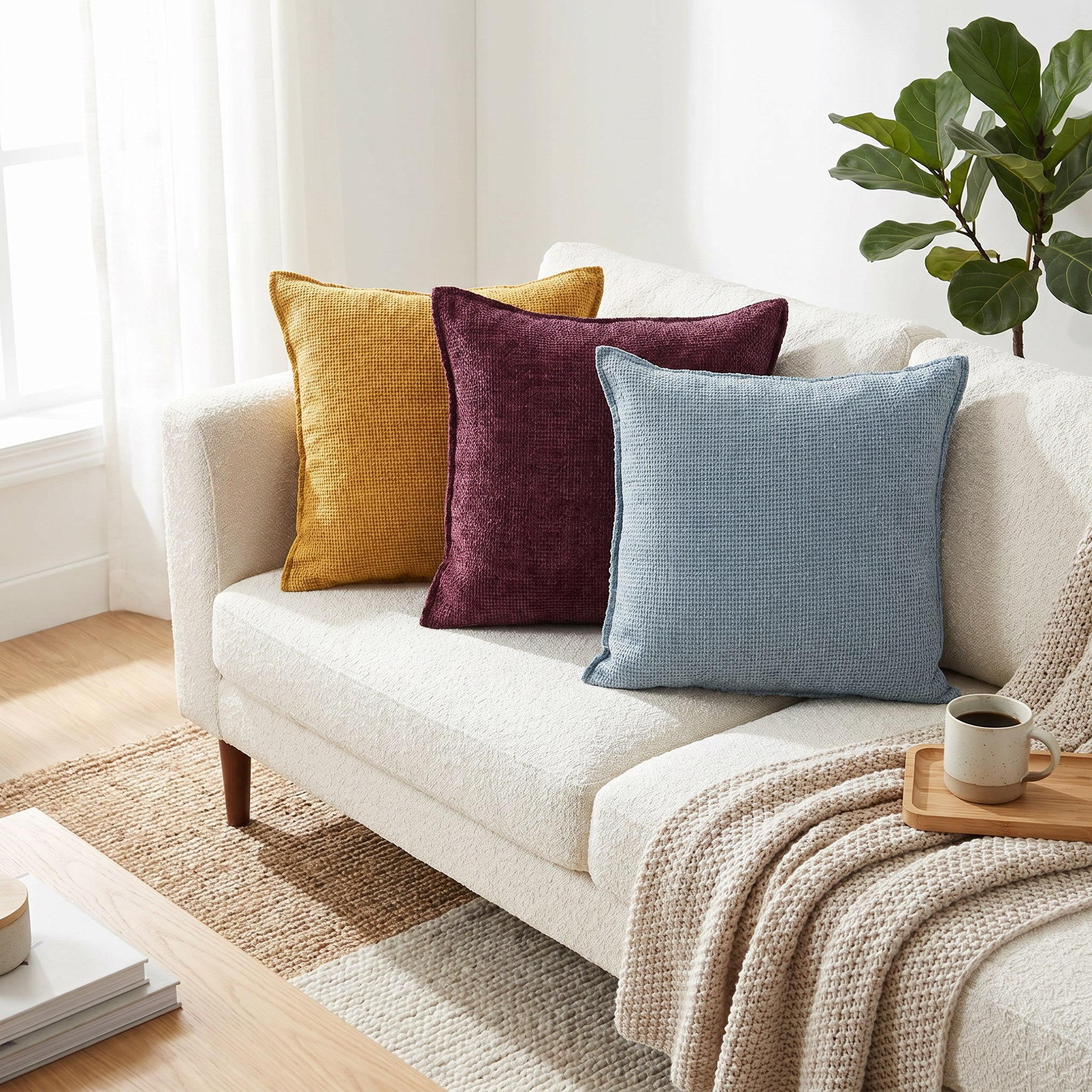 Chenille Cushion Cover - 50x50 cm-hbxhomeware-cushionsandcovers-cushioncovers-image-4