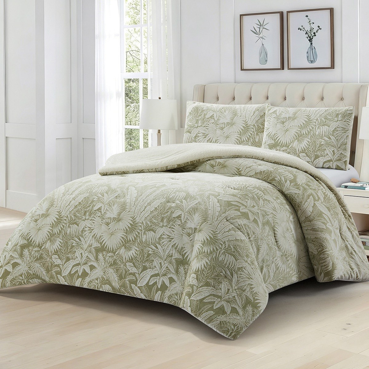 Bern Oasis 3-Piece King Flannel Comforter Set - 220x240 cm-hbxhomeware-hbxbedroom-image-1
