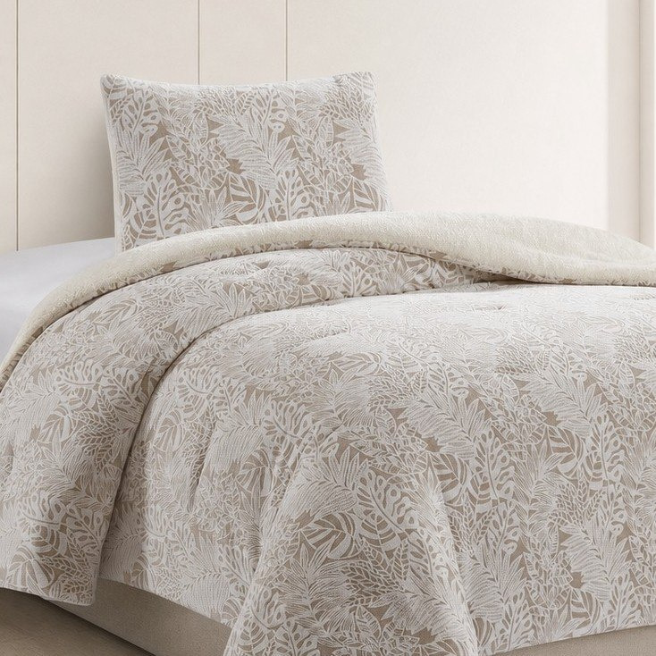 Bern Fern 2-Piece Twin Flannel Comforter Set - 150x220 cm-hbxhomeware-hbxkidsandyouth-image-1