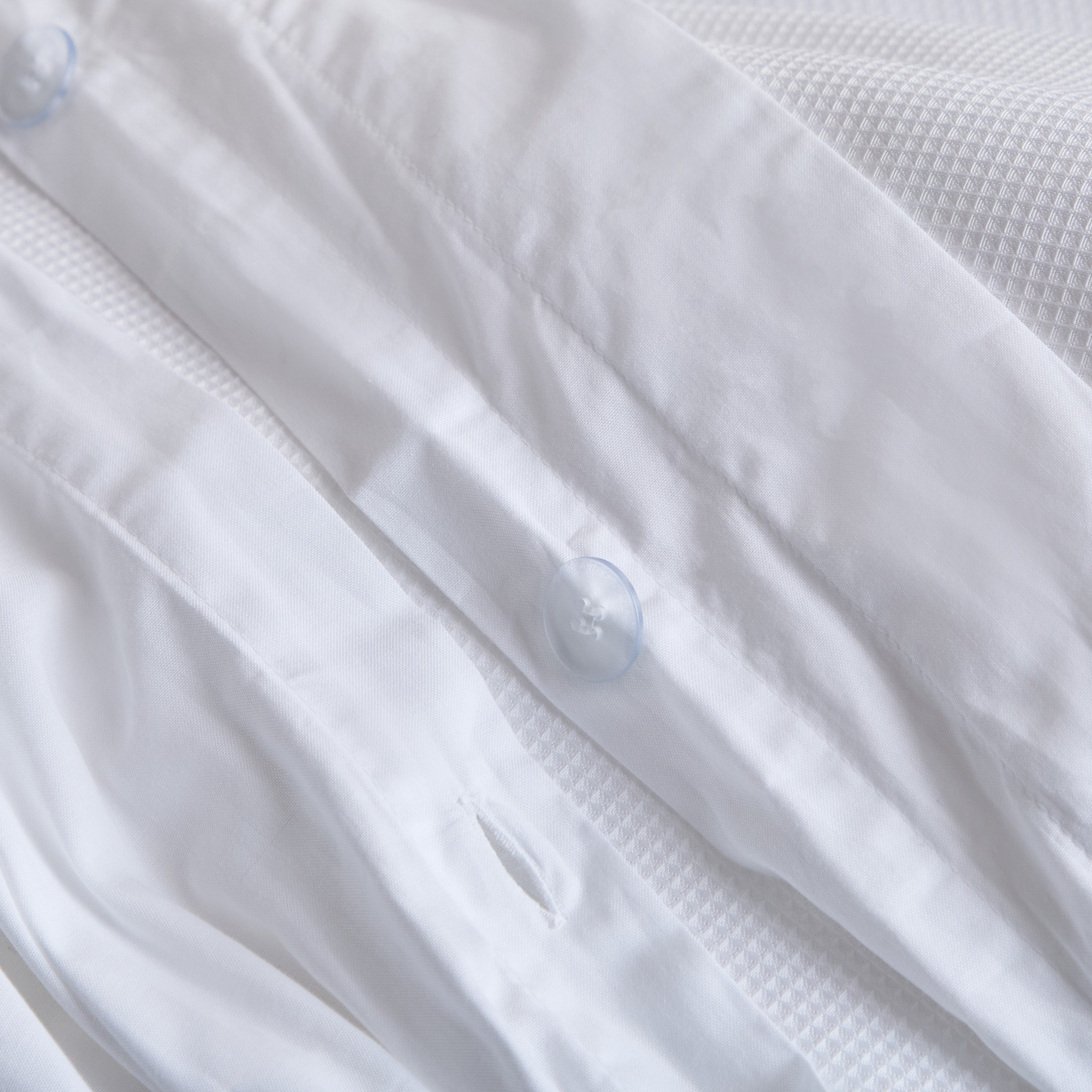 طقم غطاء لحاف توين قطن بنمط وافل 3 قطع من براكستون - 150x220 سم-hbxhomeware-hbxbedroom-image-7