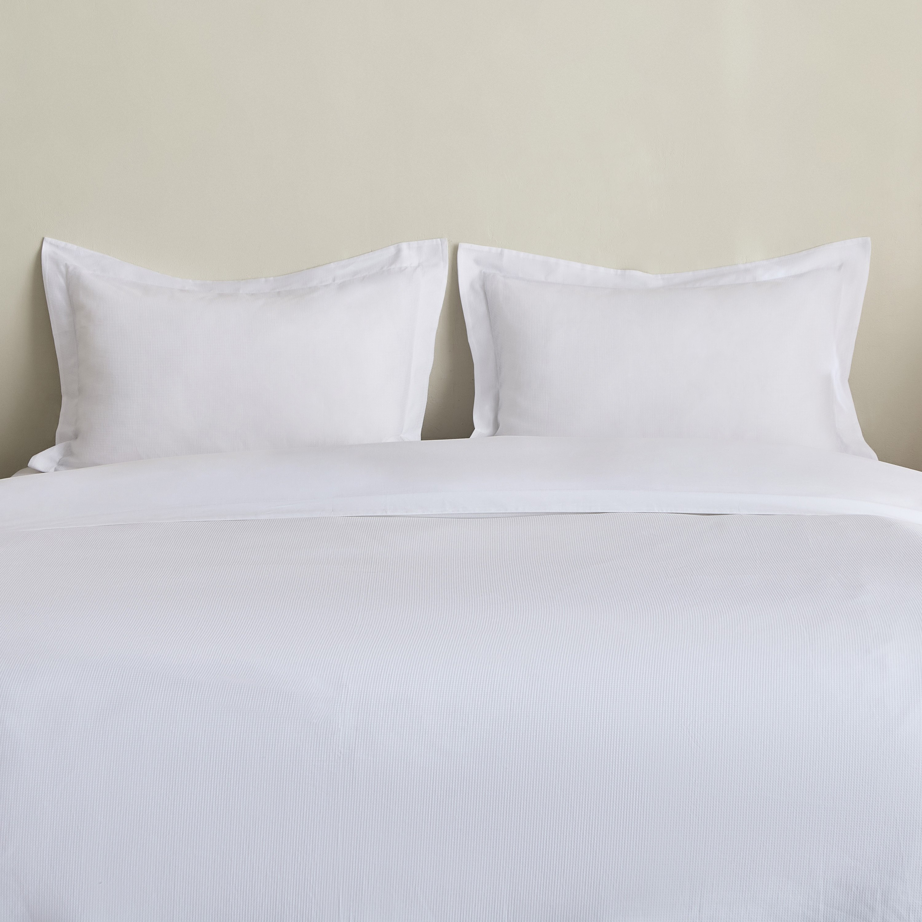 طقم غطاء لحاف قطن كينج 3 قطع بتصميم وافل من براكستون - 220x220 سم-hbxhomeware-hbxbedroom-image-2