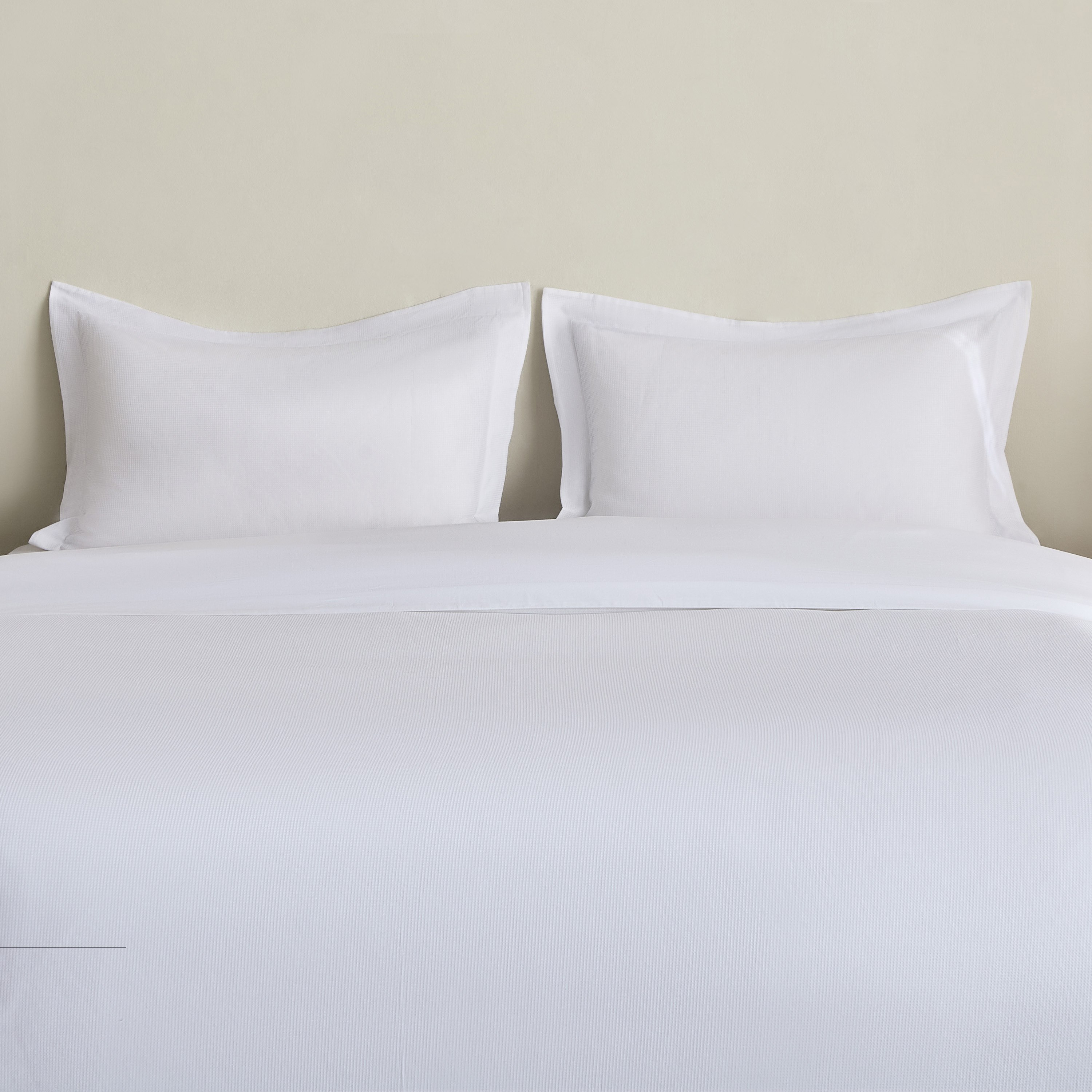 طقم غطاء لحاف مبطن 3 قطع سوبر كينج قطن بملمس وافل من براكستون - 240x220 سم-hbxhomeware-hbxbedroom-image-2