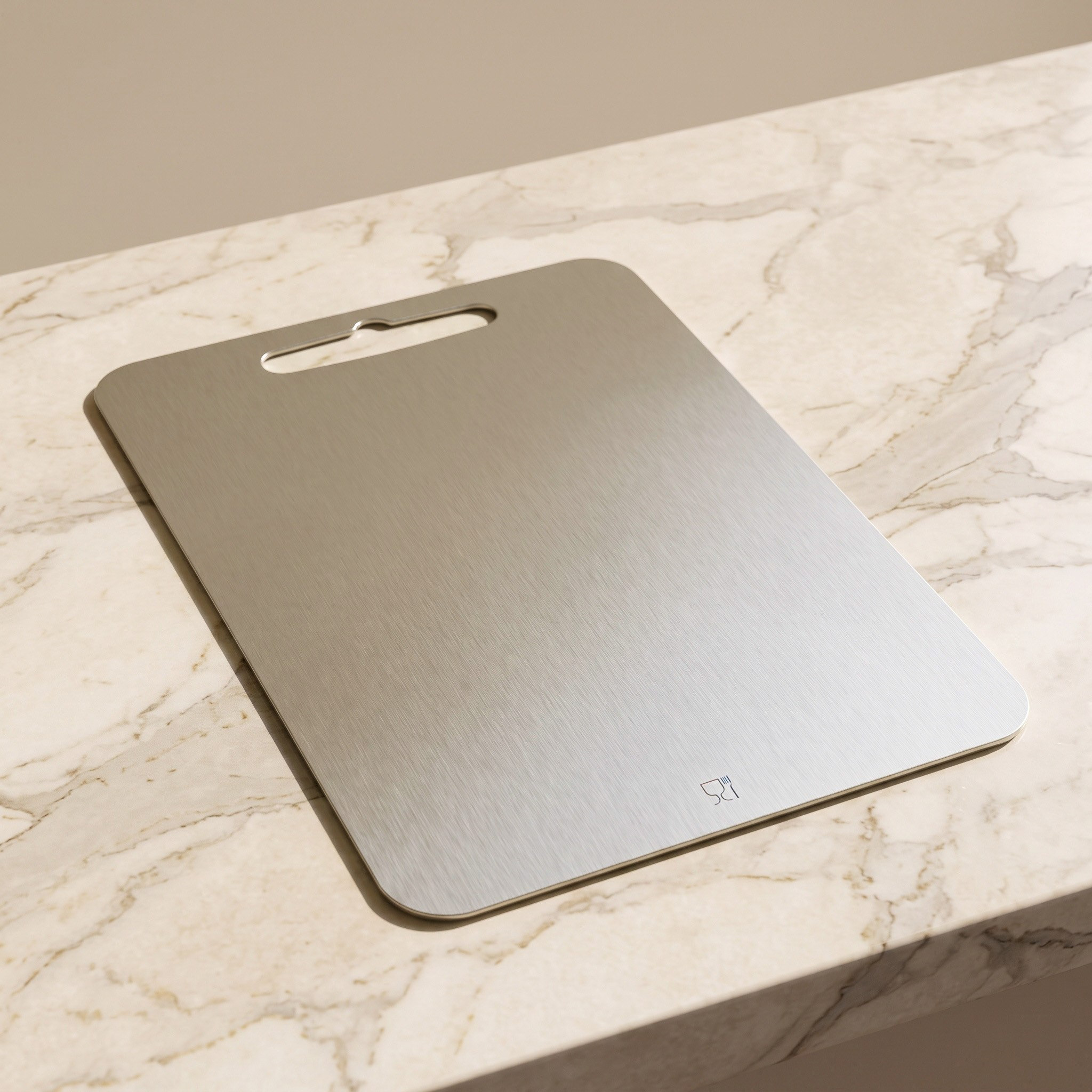 Stilo Steel Cutting Board - 29x20 cm-hbxkitchen-kitchenware-choppingboards-image-1