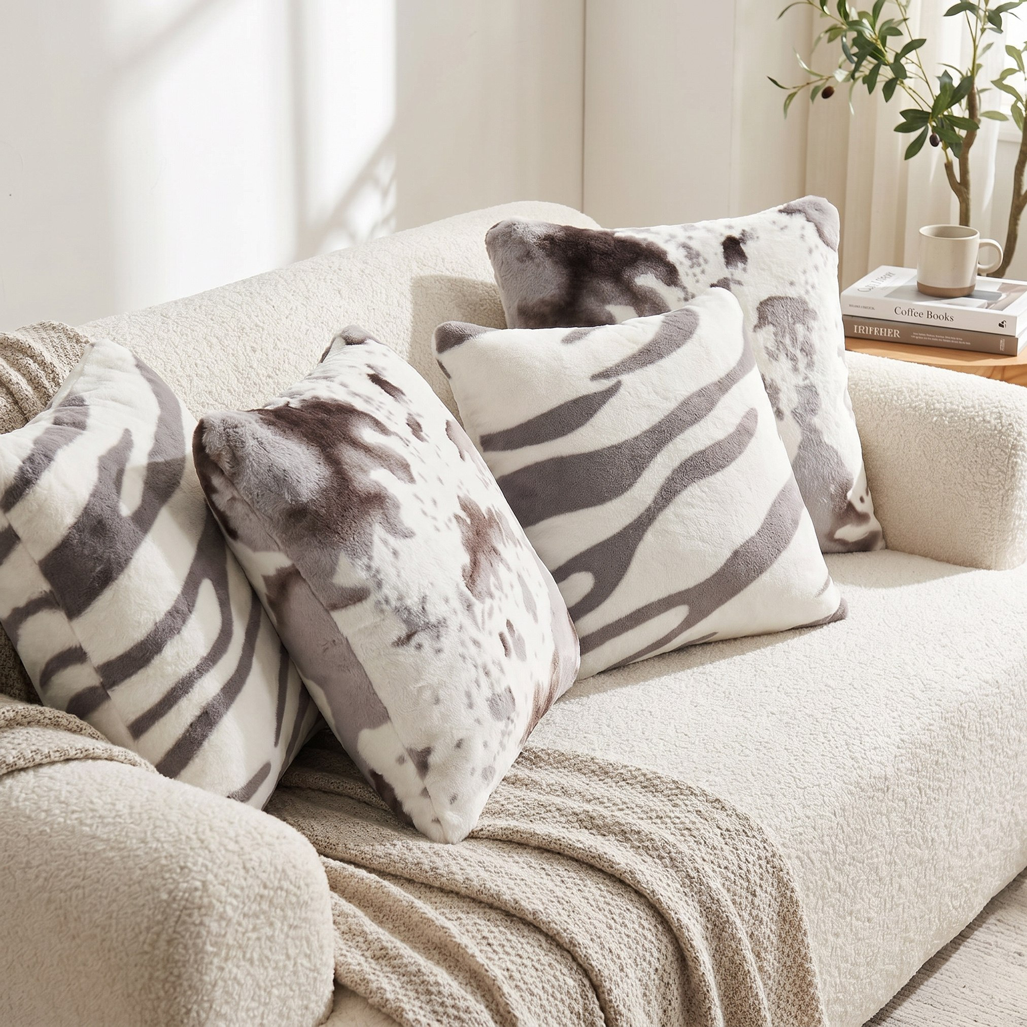 Cozy Duo 2-Piece Animal Cowhide Print Filled Cushion Set - 50x50 cm-hbxhomeware-hbxbedroom-image-4