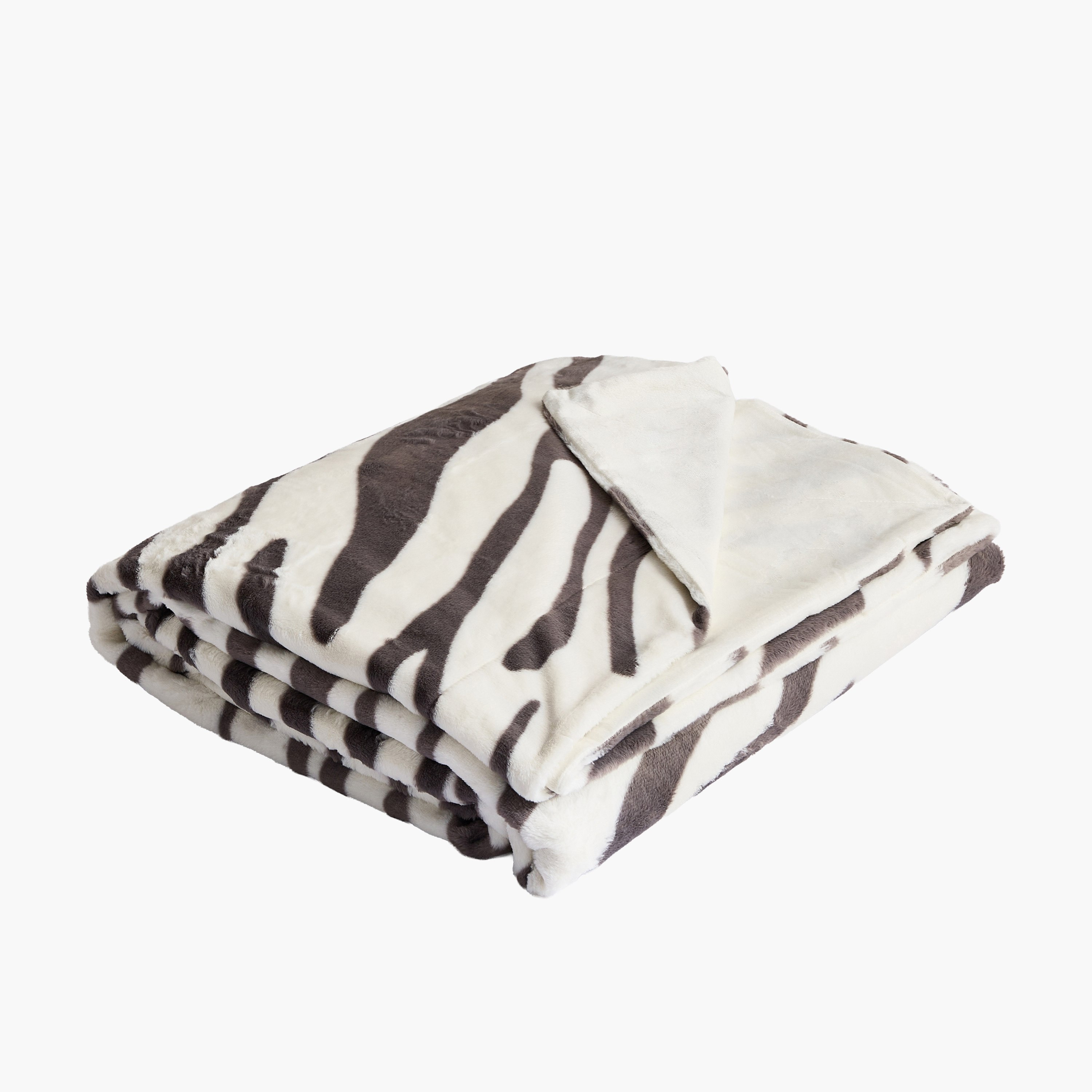 Cozy Plush Animal Zebra Print King Blanket - 220x240 cm-hbxhomeware-hbxbedroom-image-8