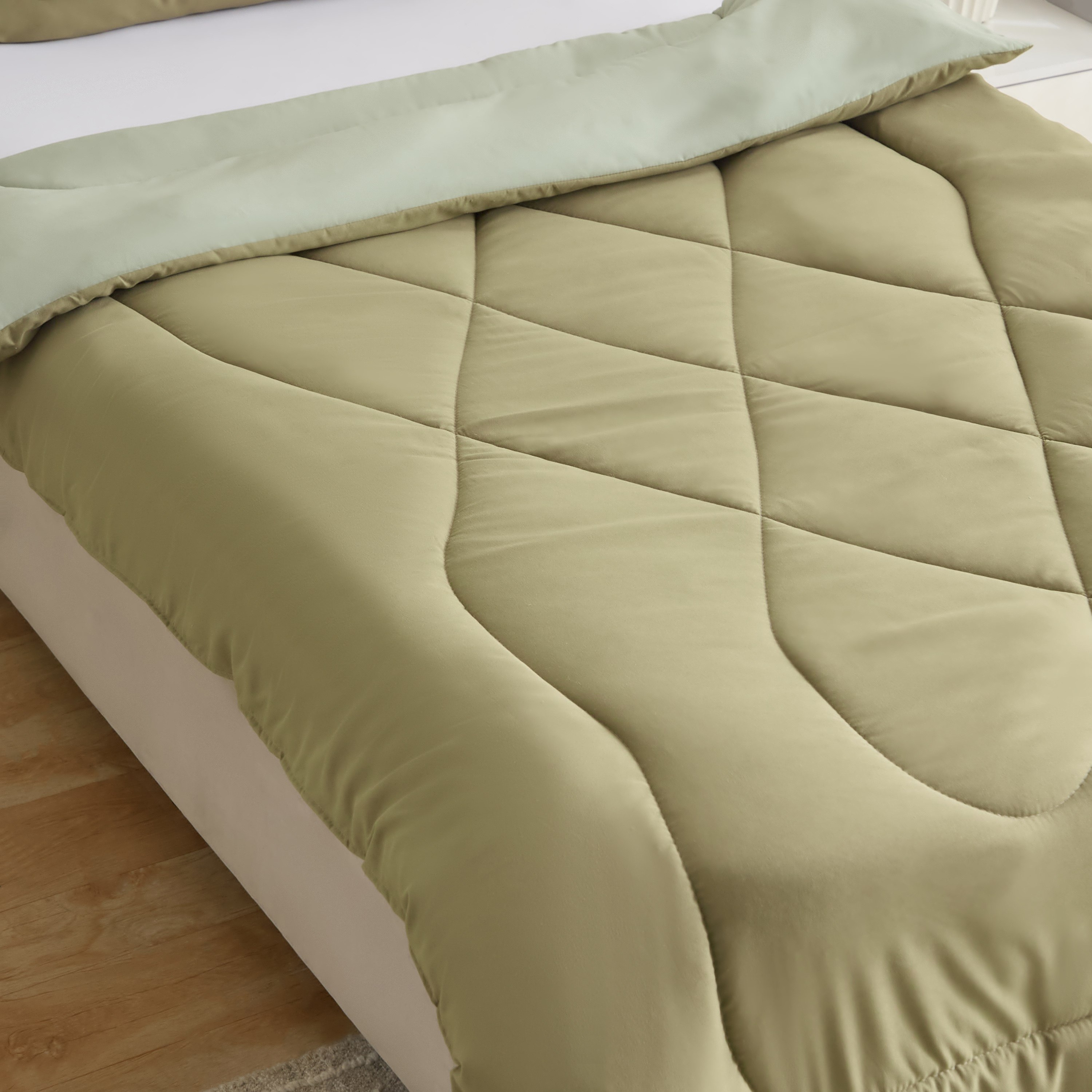 Derby Reversible Microfibre 2-Piece Single Comforter Set - 135x220 cm-hbxhomeware-hbxkidsandyouth-image-4