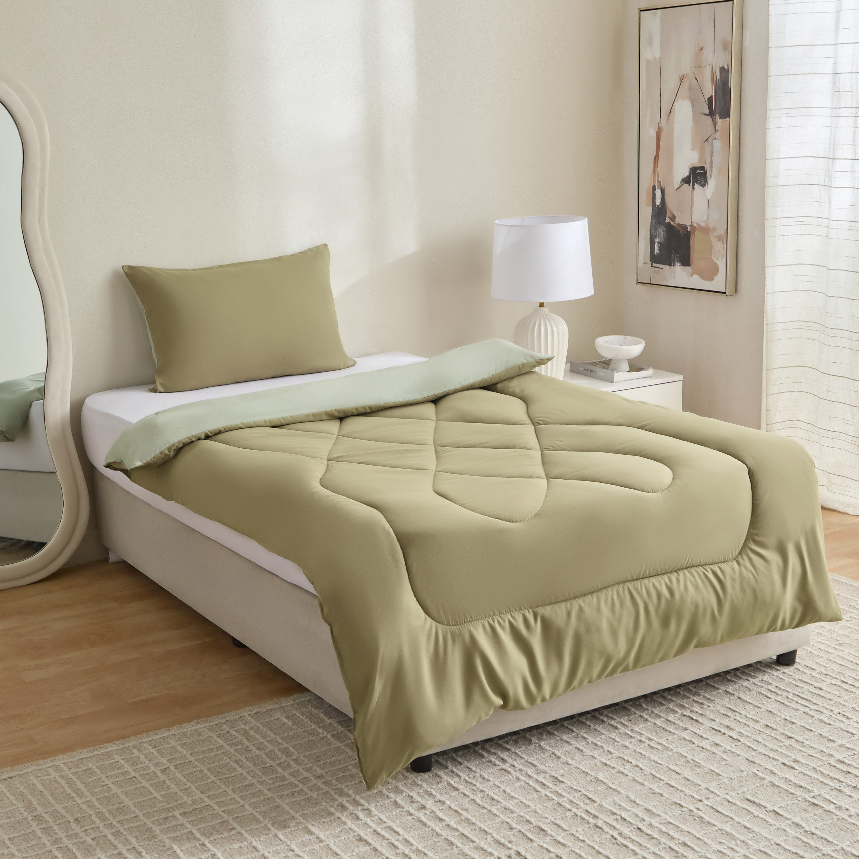 Derby Reversible Microfibre 2-Piece Single Comforter Set - 135x220 cm-hbxhomeware-hbxkidsandyouth-image-8