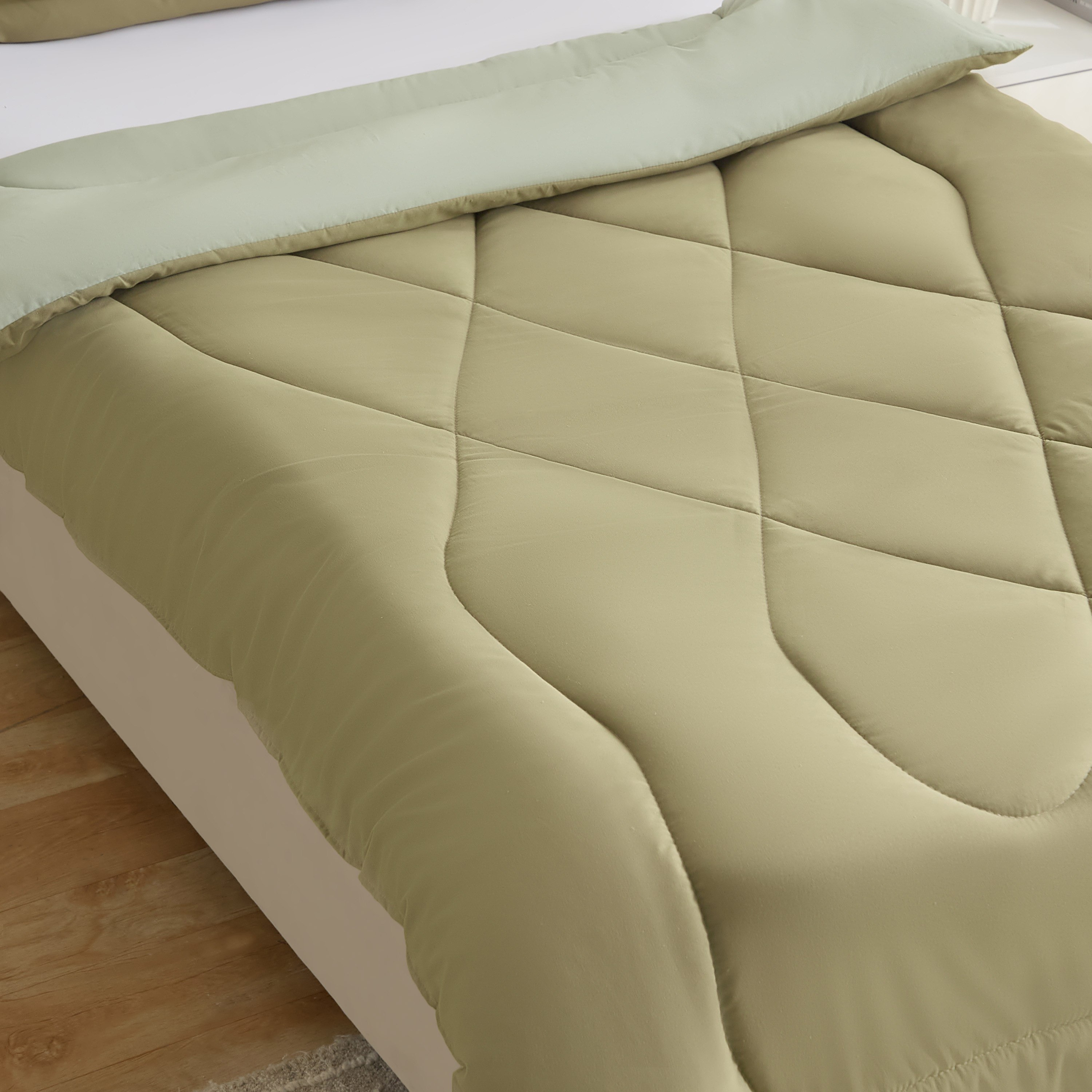 Derby Reversible Microfibre 2-Piece Twin Comforter Set - 160x220 cm-hbxhomeware-hbxkidsandyouth-image-4
