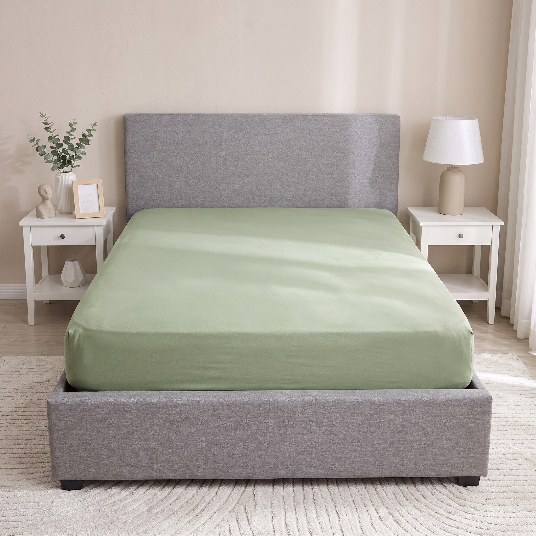 Derby Solid Microfiber Single Fitted Sheet - 90x190+20 cm-hbxhomeware-hbxkidsandyouth-image-3