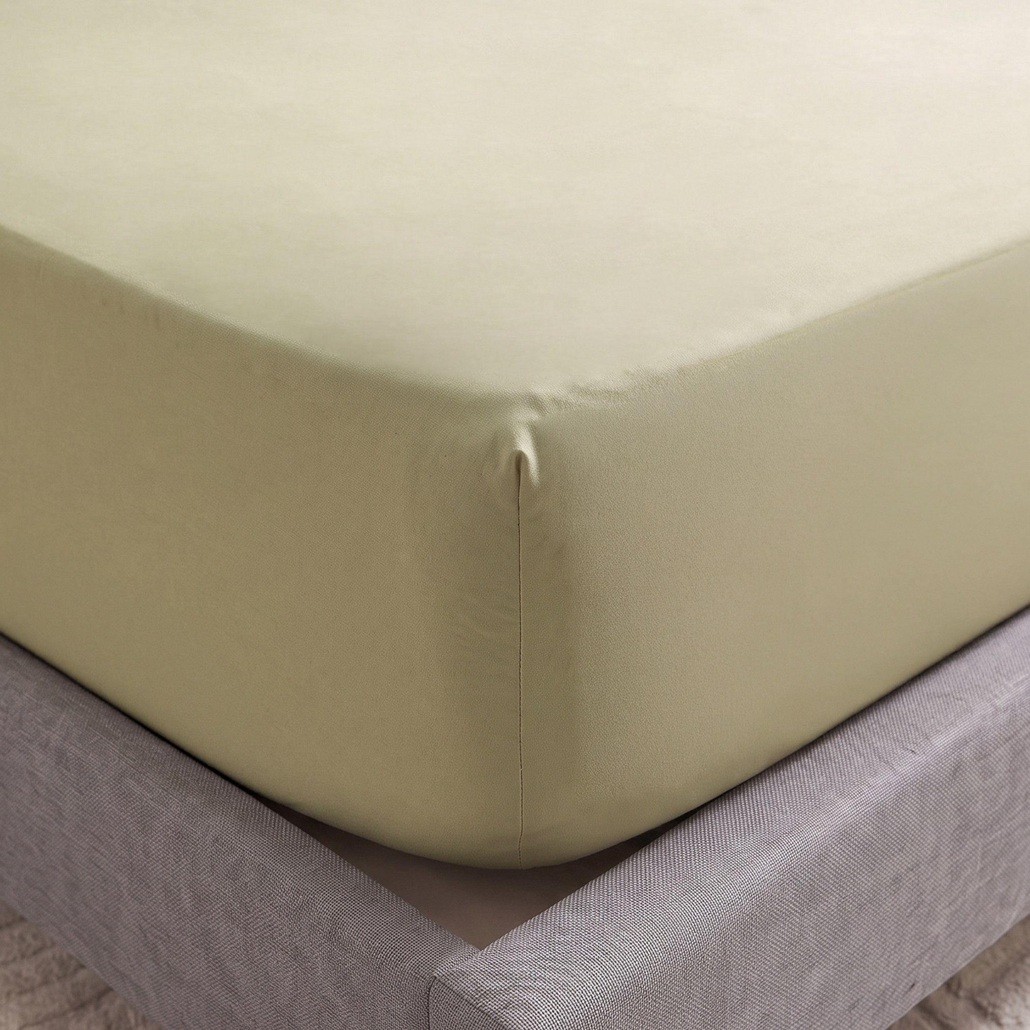 Derby Solid Microfibre Olympic Queen Fitted Sheet - 160x200+25 cm-hbxhomeware-bedding-fittedsheets-image-4