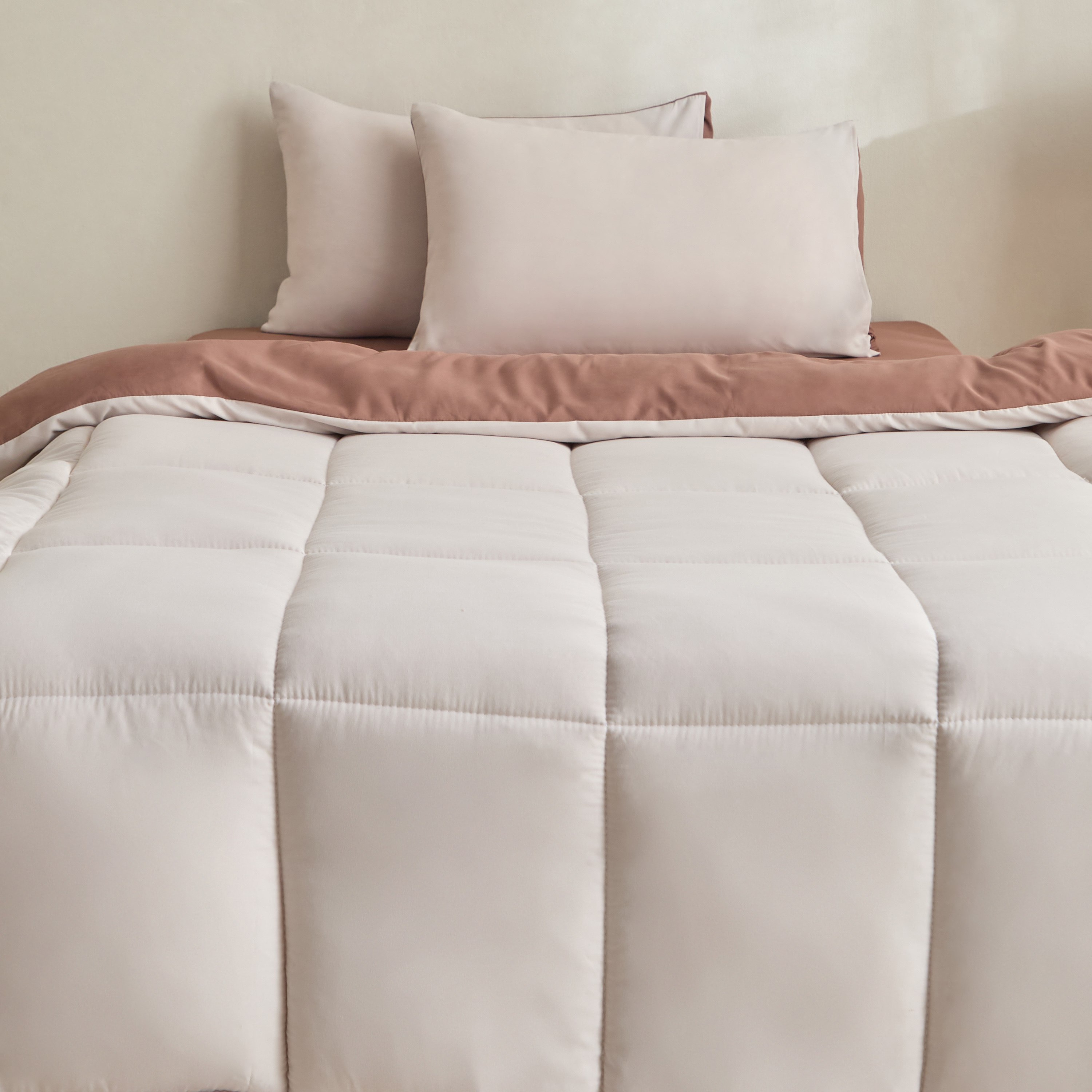 Luno Sleep Ease Hotel Reversible Microfiber 3-Piece Single BIAB Comforter Set - 135x220 cm-hbxhomeware-hbxkidsandyouth-image-3