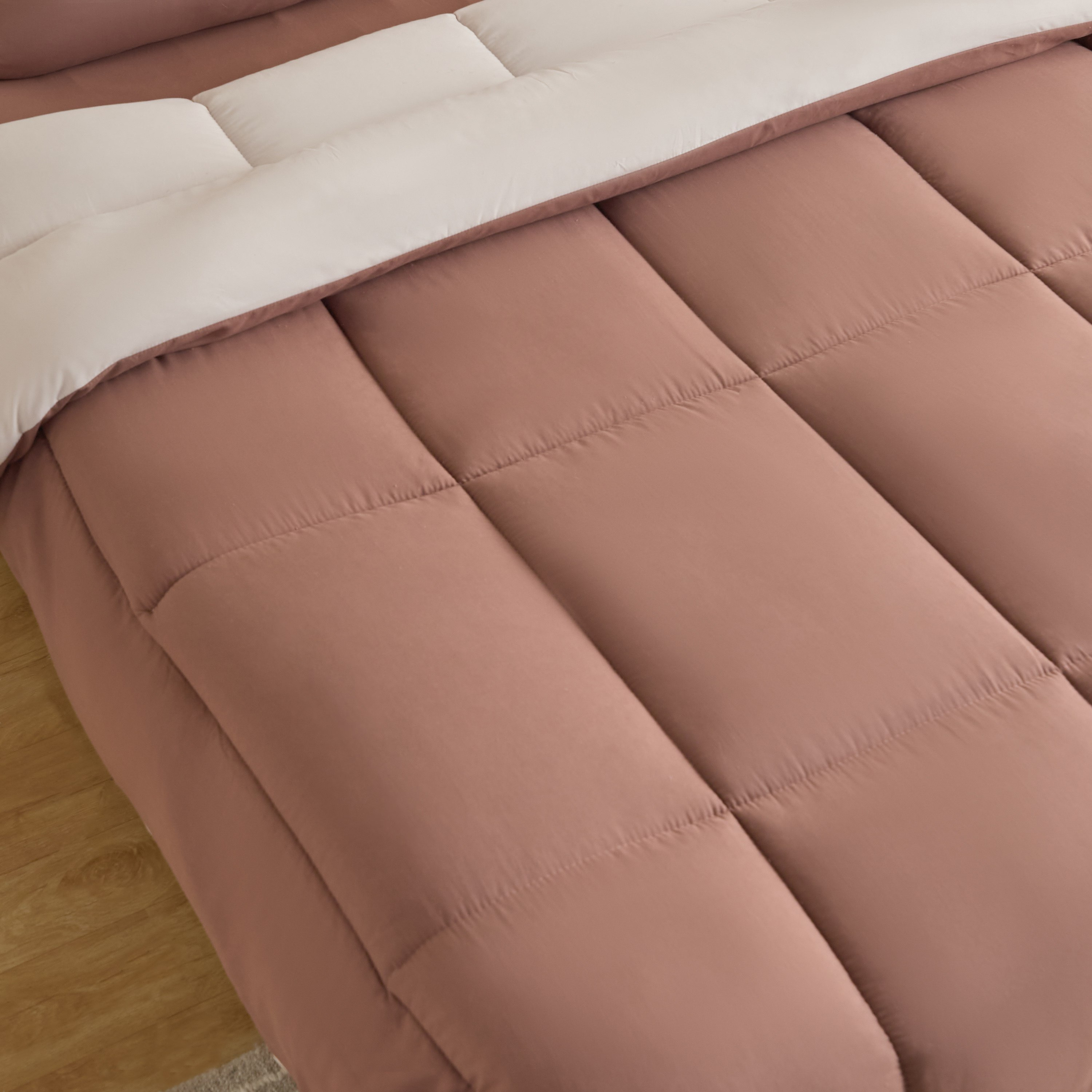 Luno Sleep Ease 6-Piece Hotel Reversible Microfiber King BIAB Comforter Set - 220x240 cm-hbxhomeware-hbxbedroom-image-5