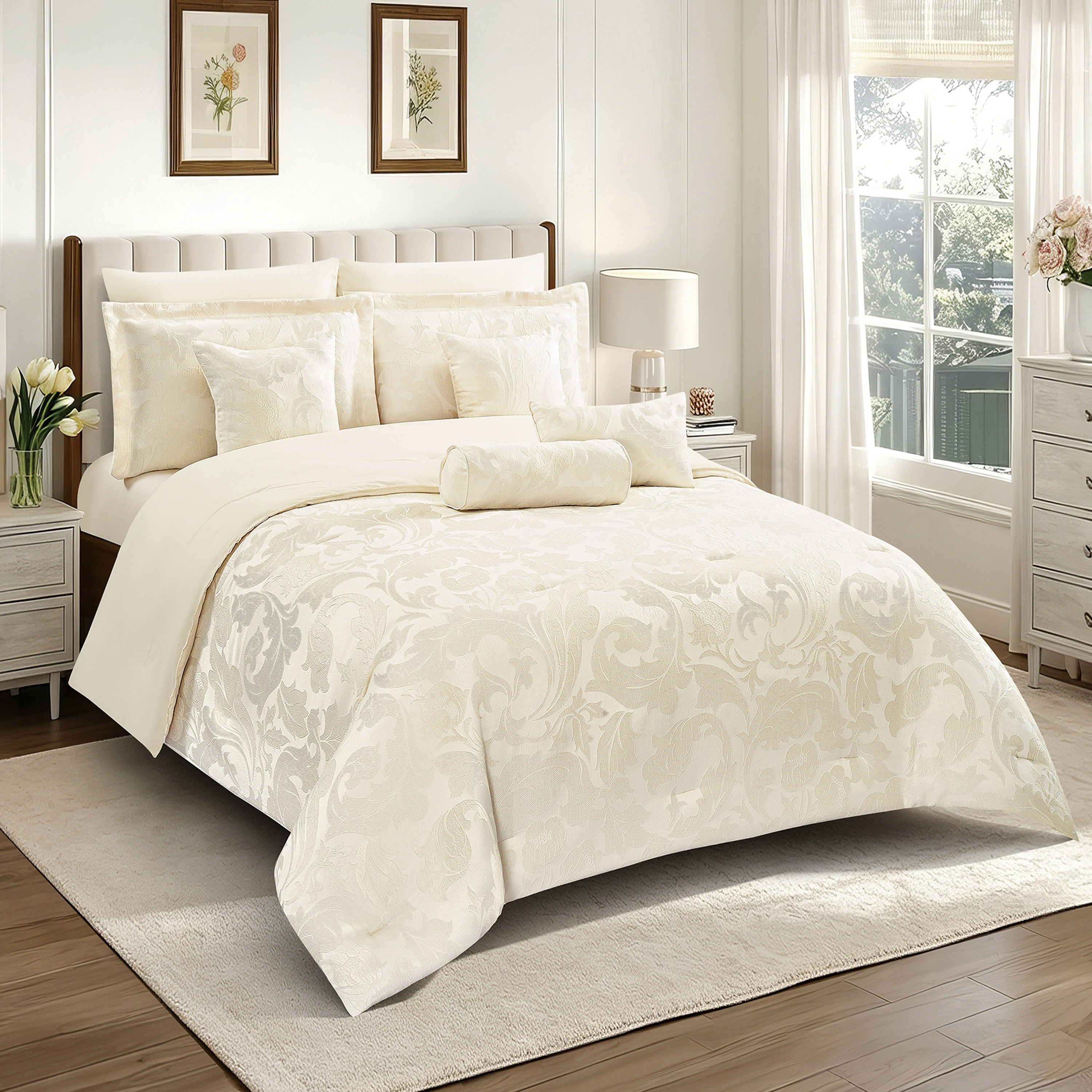 Artisan Deluxe Elysia 10-Piece BIAB Super King Comforter Set - 240x260 cm-hbxhomeware-hbxbedroom-image-2