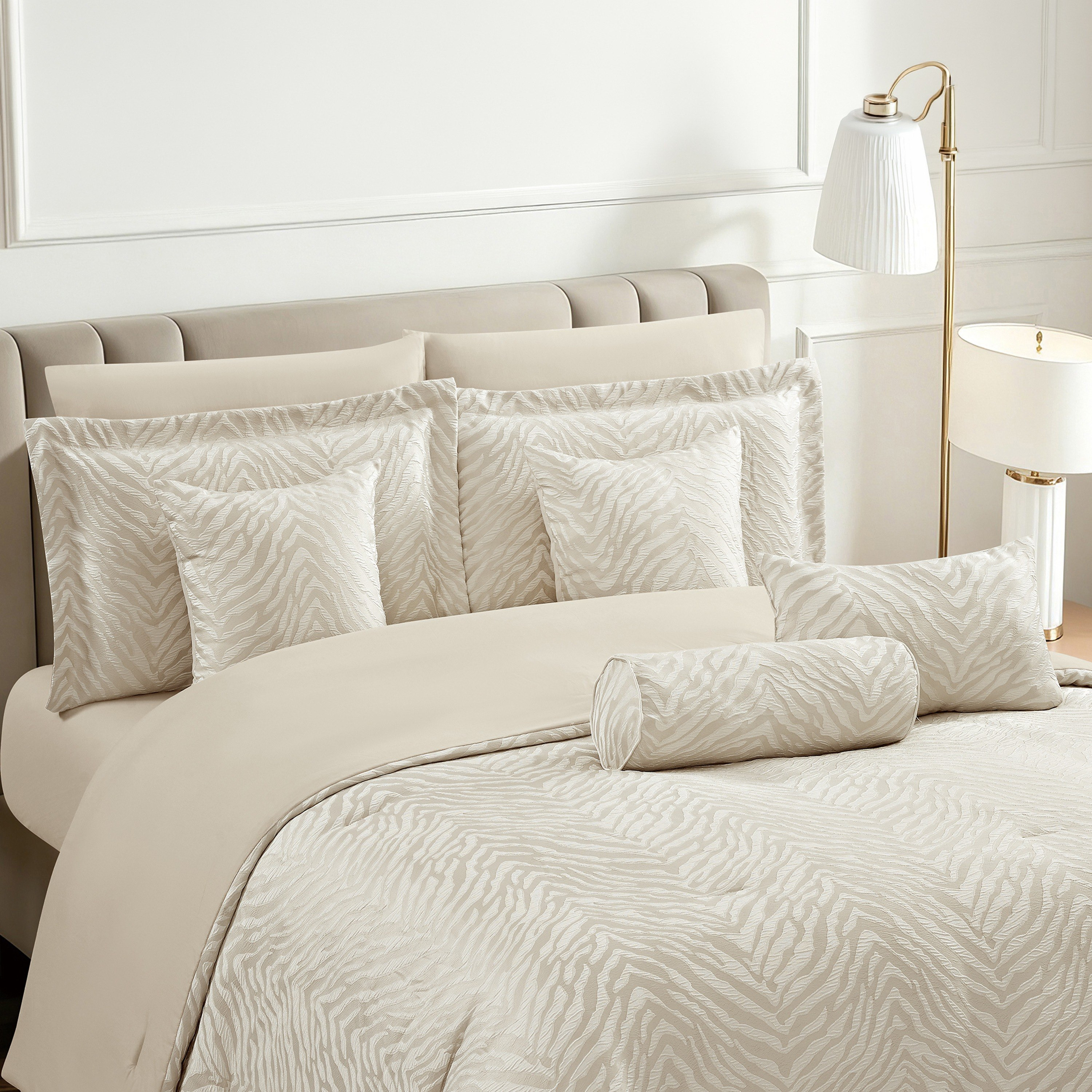Artisan Deluxe Leo 10-Piece BIAB Super King Comforter Set - 240x260 cm-hbxhomeware-hbxbedroom-image-1