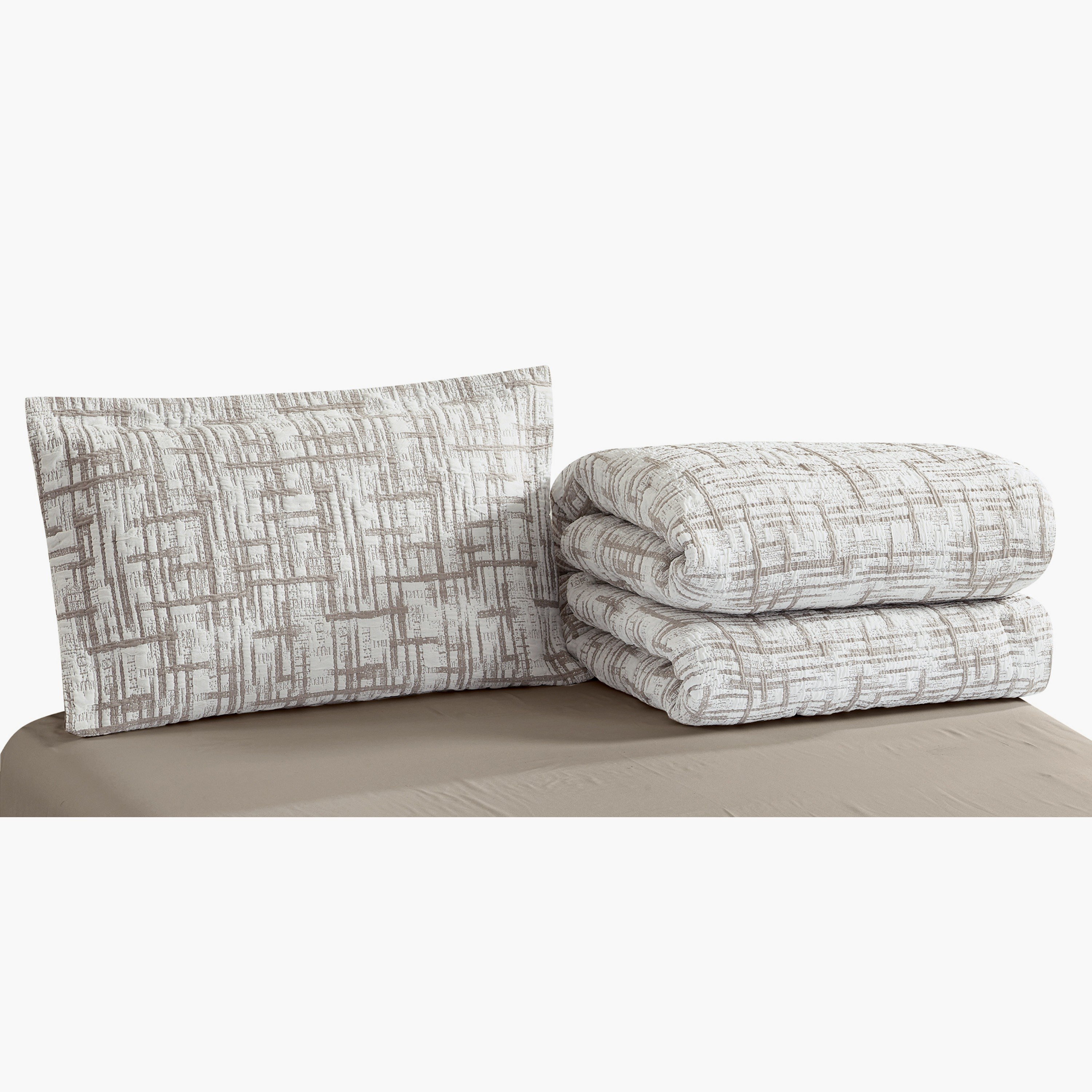 Braxton Lattice 5-Piece King Comforter Set - 220x240 cm-hbxhomeware-hbxbedroom-image-3