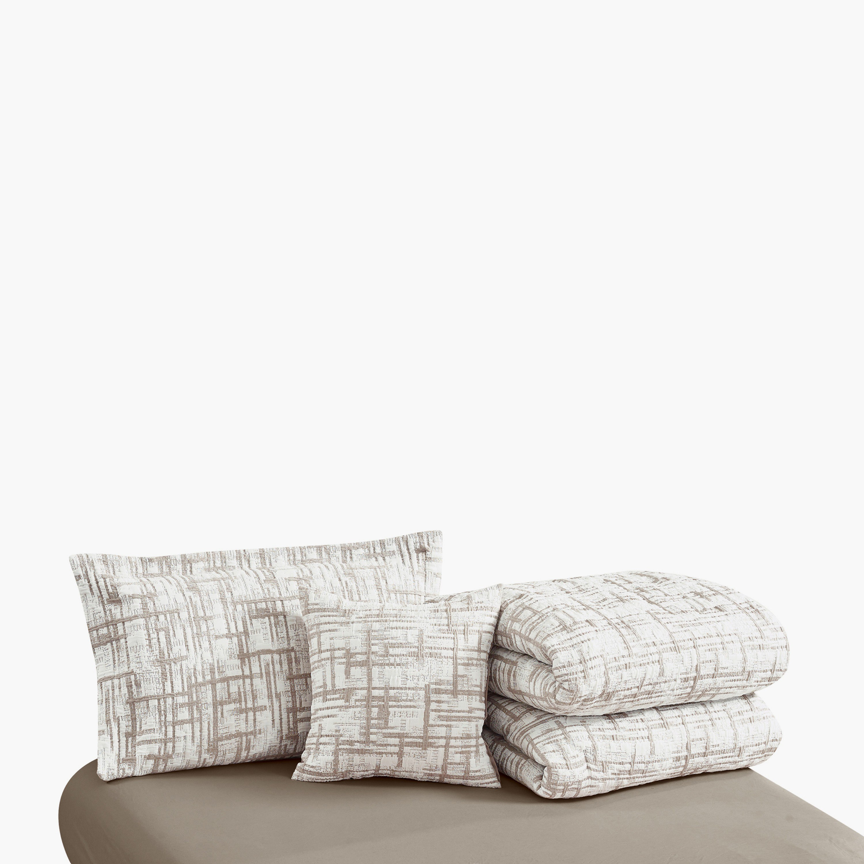 Braxton Lattice 7-Piece BIAB King Comforter Set - 220x240 cm-hbxhomeware-hbxbedroom-image-5