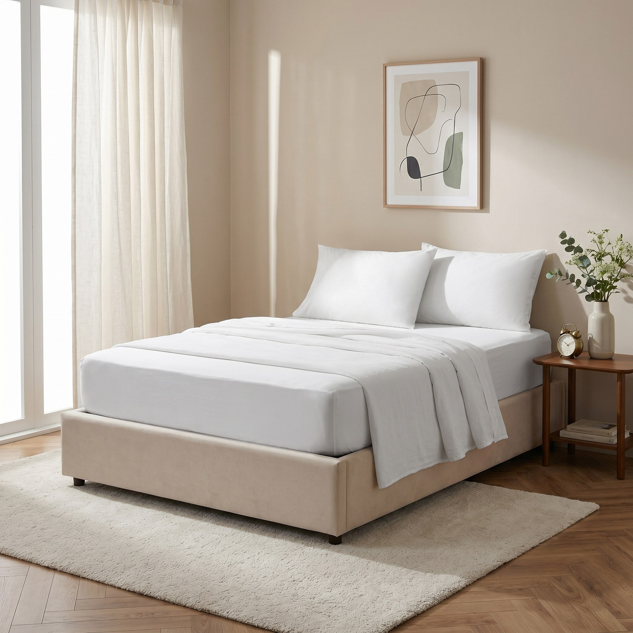 Cooltex Cooling 3-Piece Twin Fitted Sheet Set - 120x200+40 cm-hbxhomeware-hbxbedroom-image-3